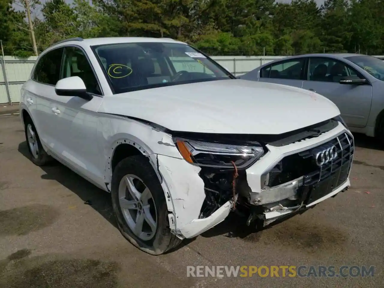 1 Photograph of a damaged car WA1AAAFY4M2003279 AUDI Q5 2021