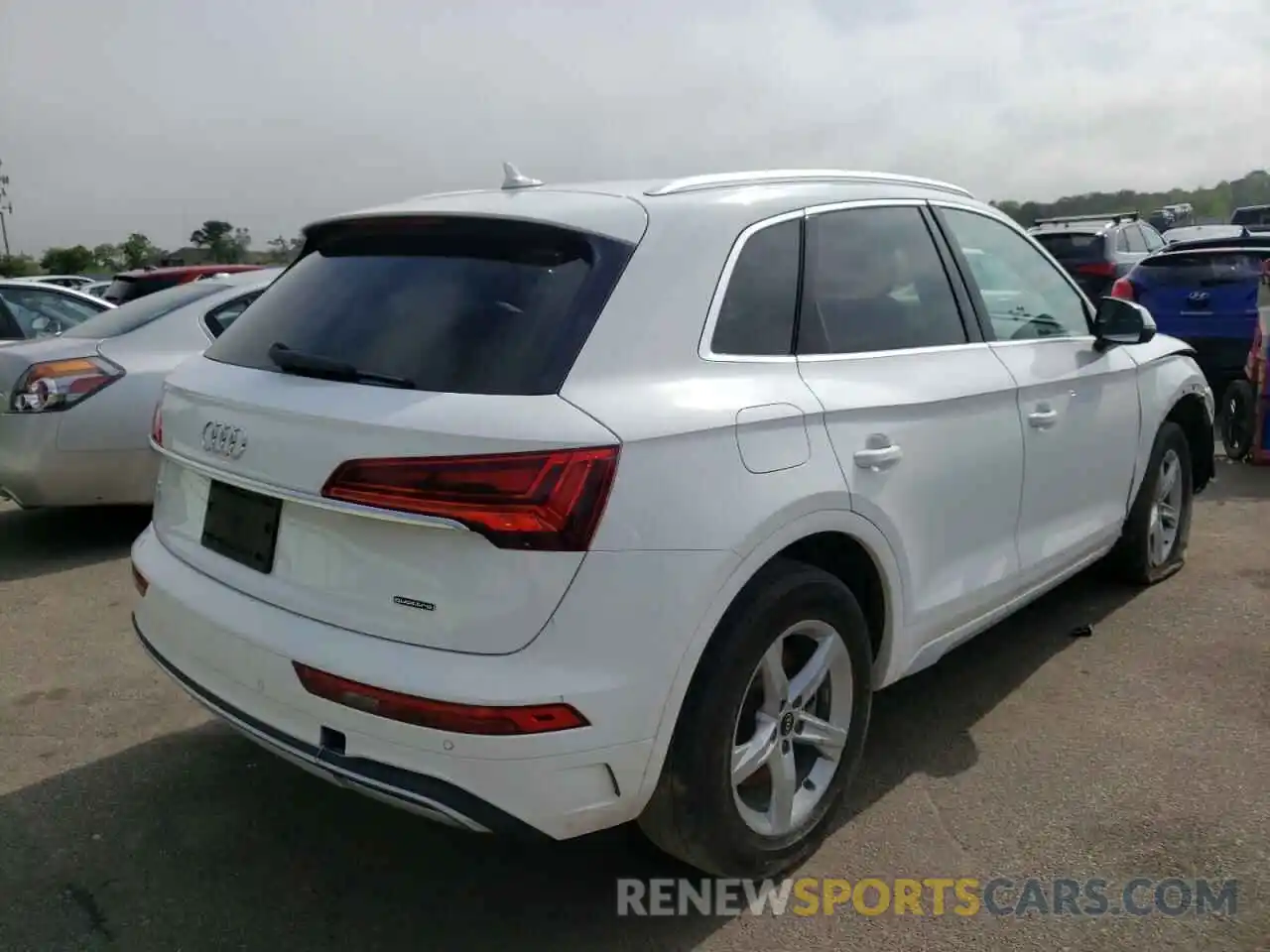 4 Фотография поврежденного автомобиля WA1AAAFY4M2003279 AUDI Q5 2021