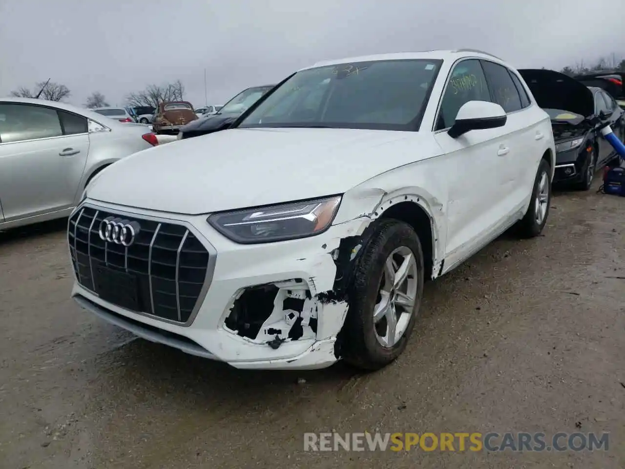 2 Фотография поврежденного автомобиля WA1AAAFY4M2107822 AUDI Q5 2021