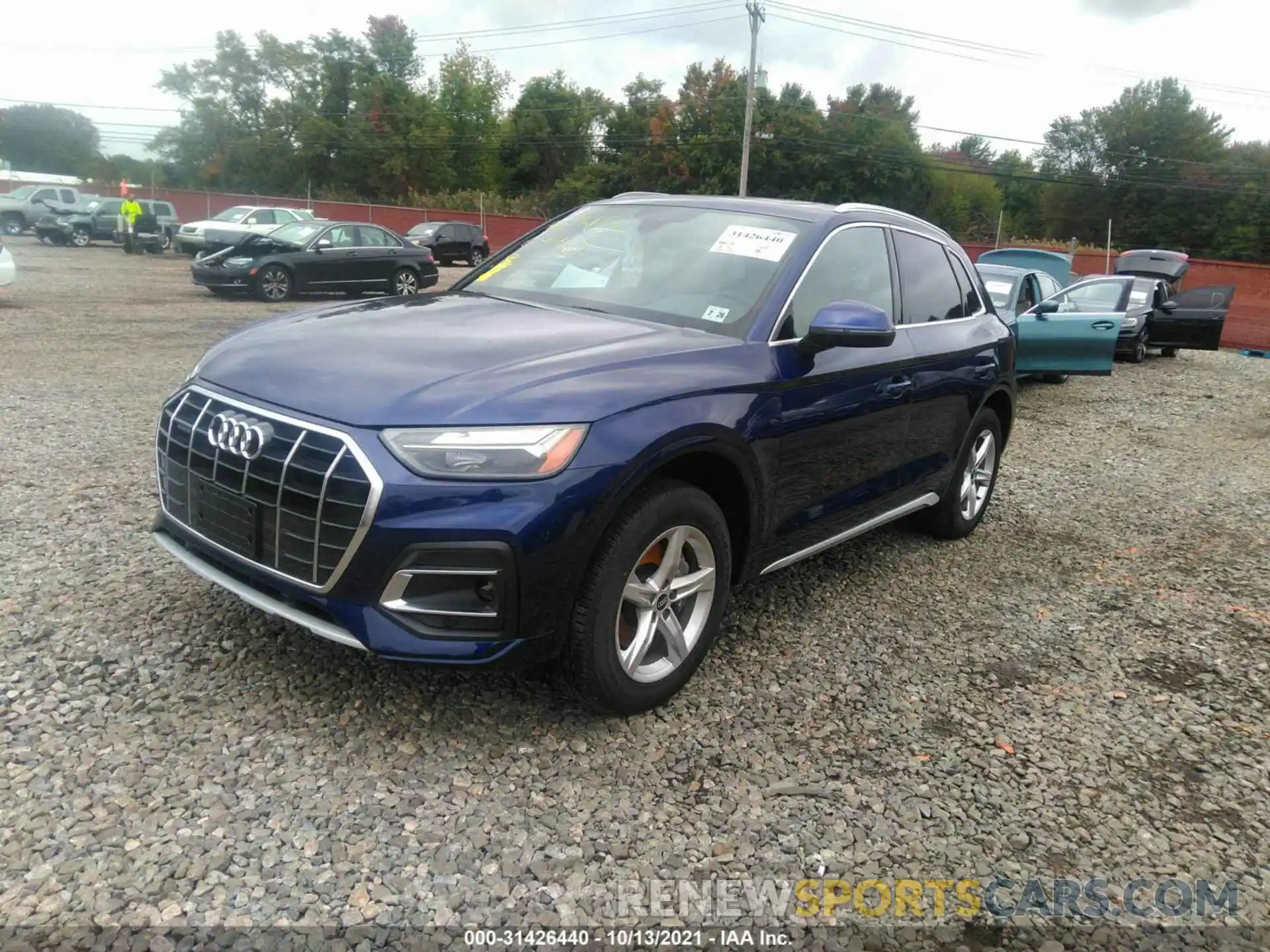 2 Фотография поврежденного автомобиля WA1AAAFY4M2111398 AUDI Q5 2021