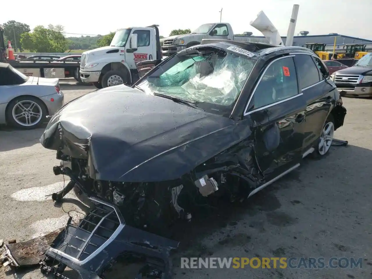 2 Photograph of a damaged car WA1AAAFY4M2136429 AUDI Q5 2021