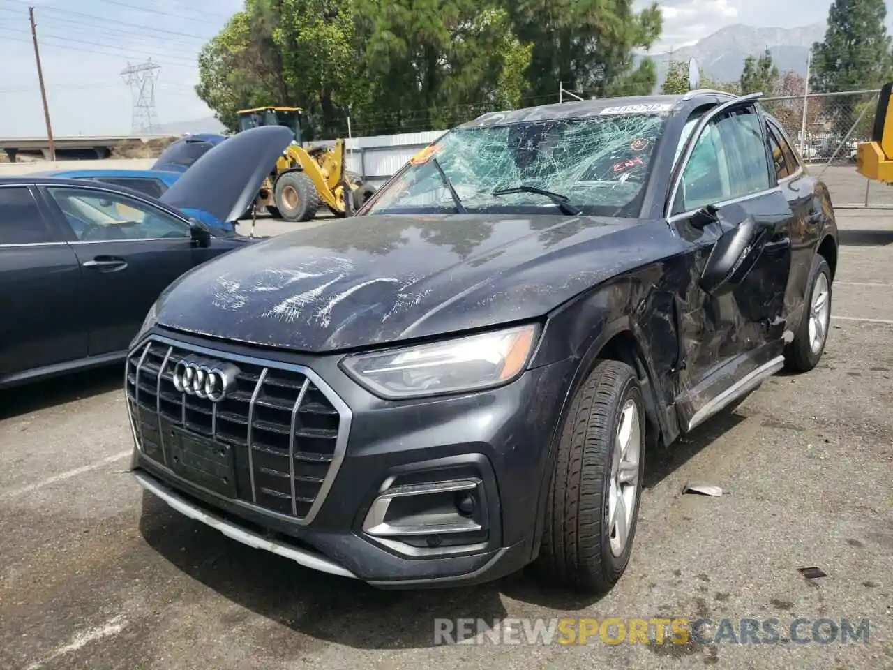 2 Photograph of a damaged car WA1AAAFY5M2005011 AUDI Q5 2021