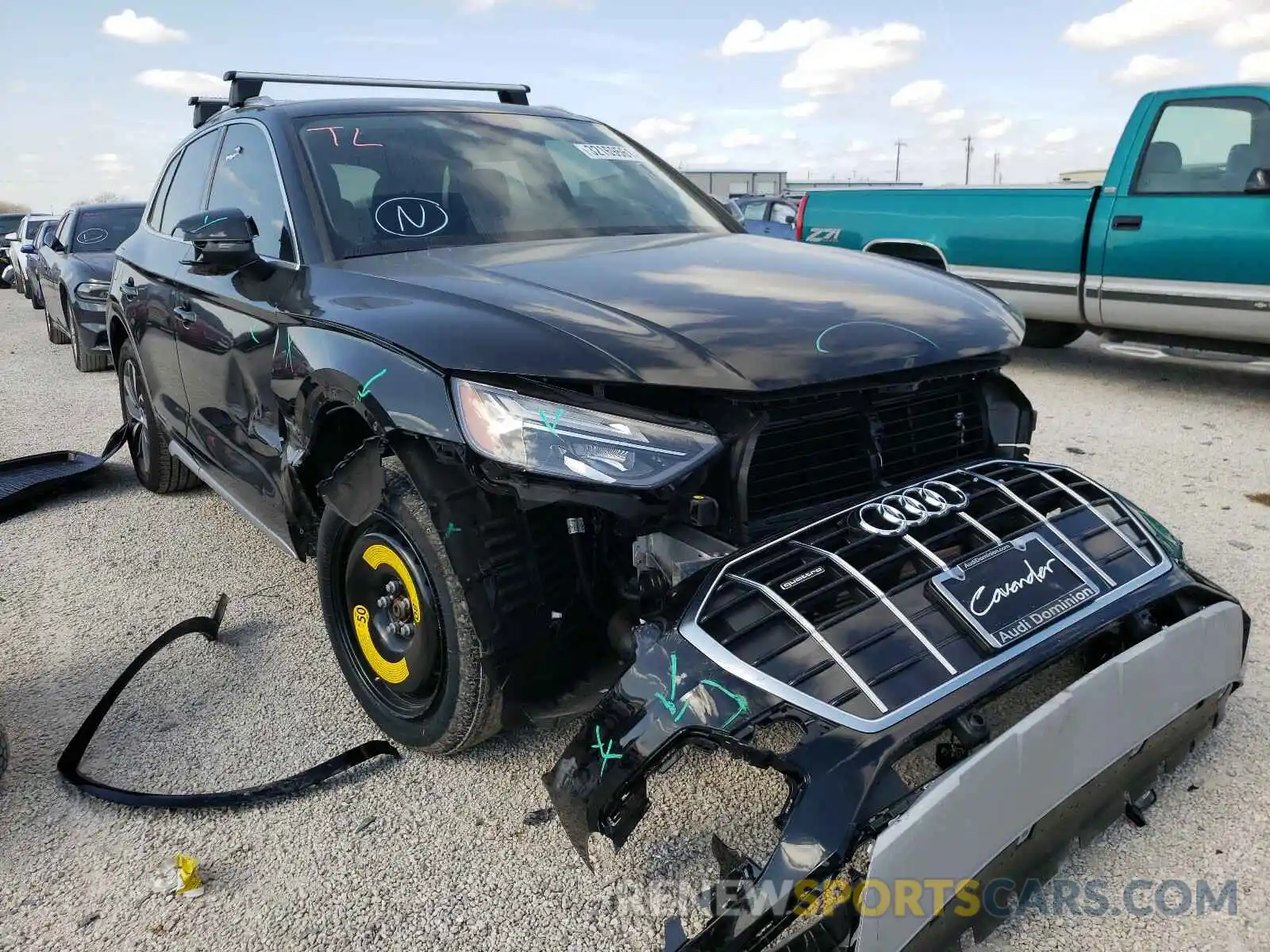 1 Photograph of a damaged car WA1AAAFY5M2023931 AUDI Q5 2021