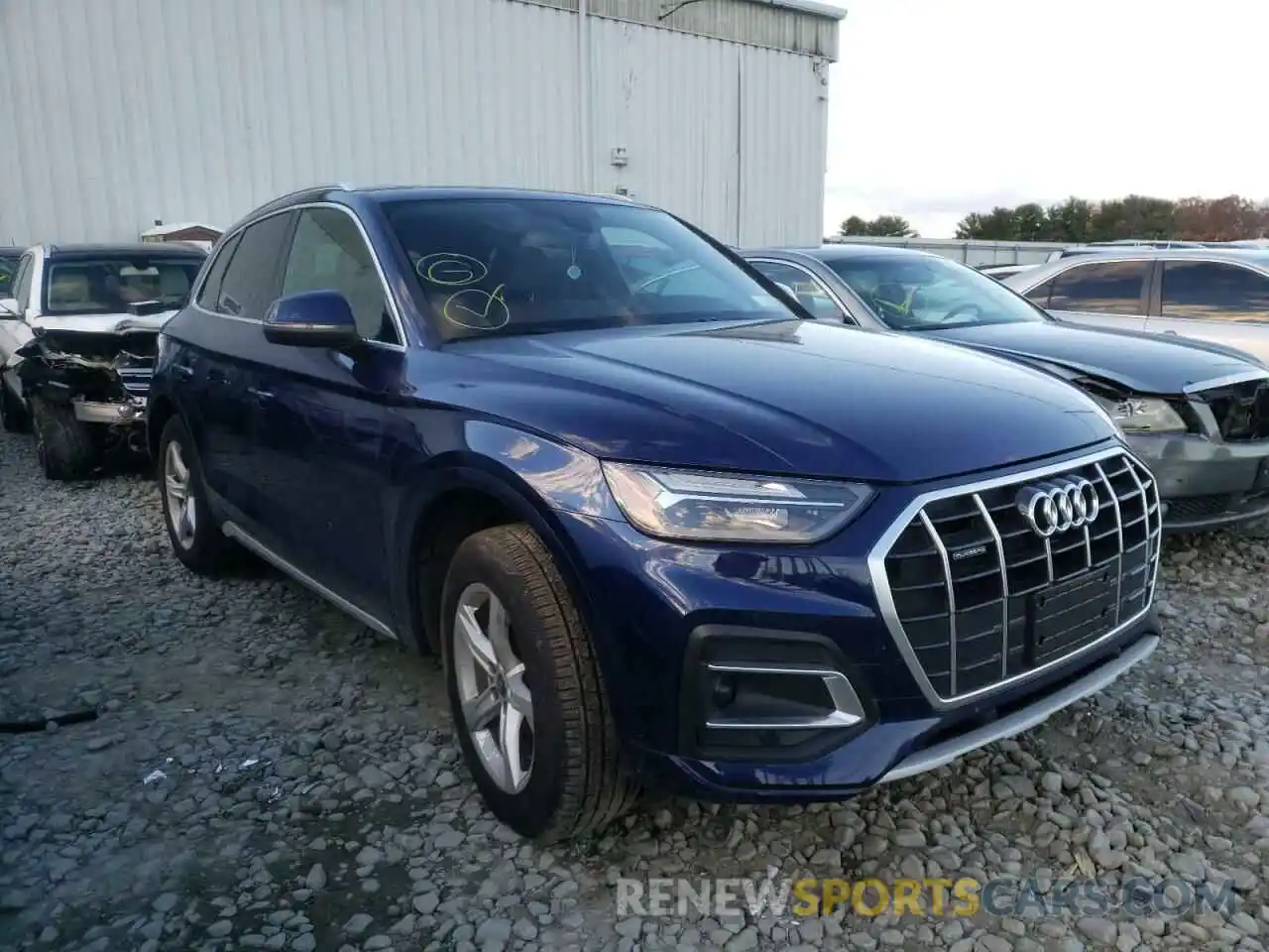 1 Фотография поврежденного автомобиля WA1AAAFY5M2051745 AUDI Q5 2021