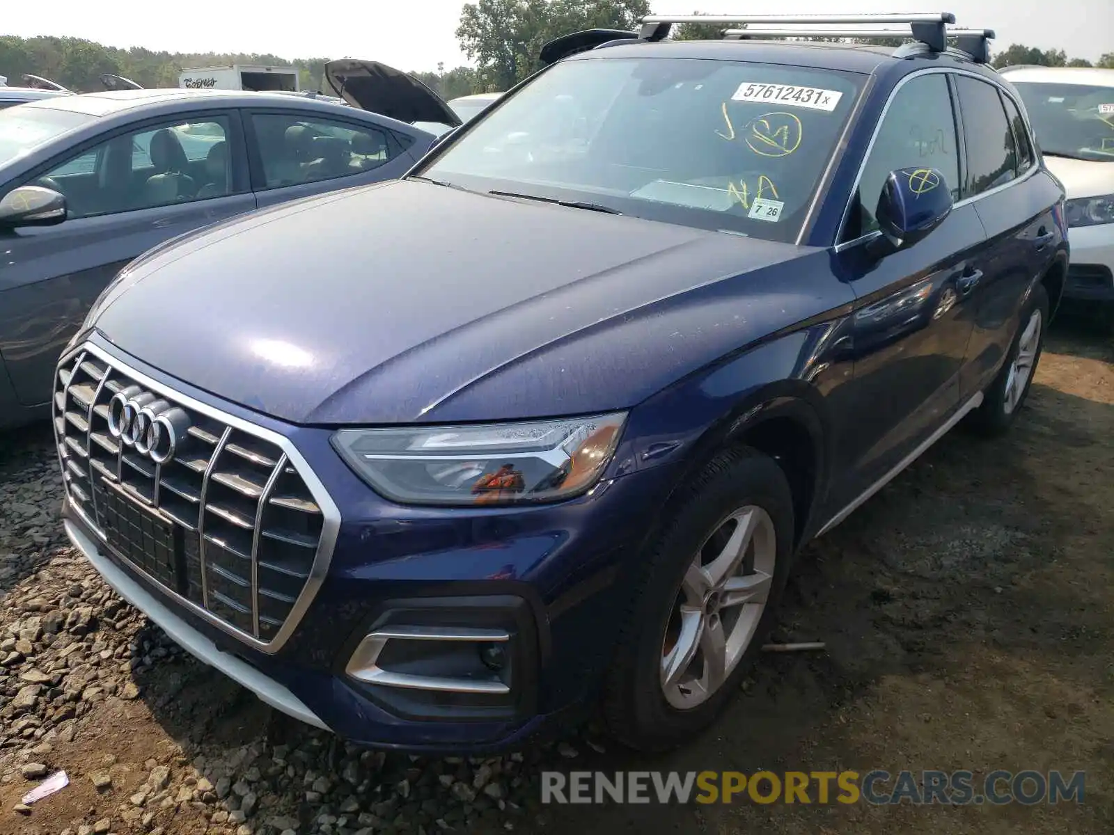 2 Photograph of a damaged car WA1AAAFY5M2107389 AUDI Q5 2021