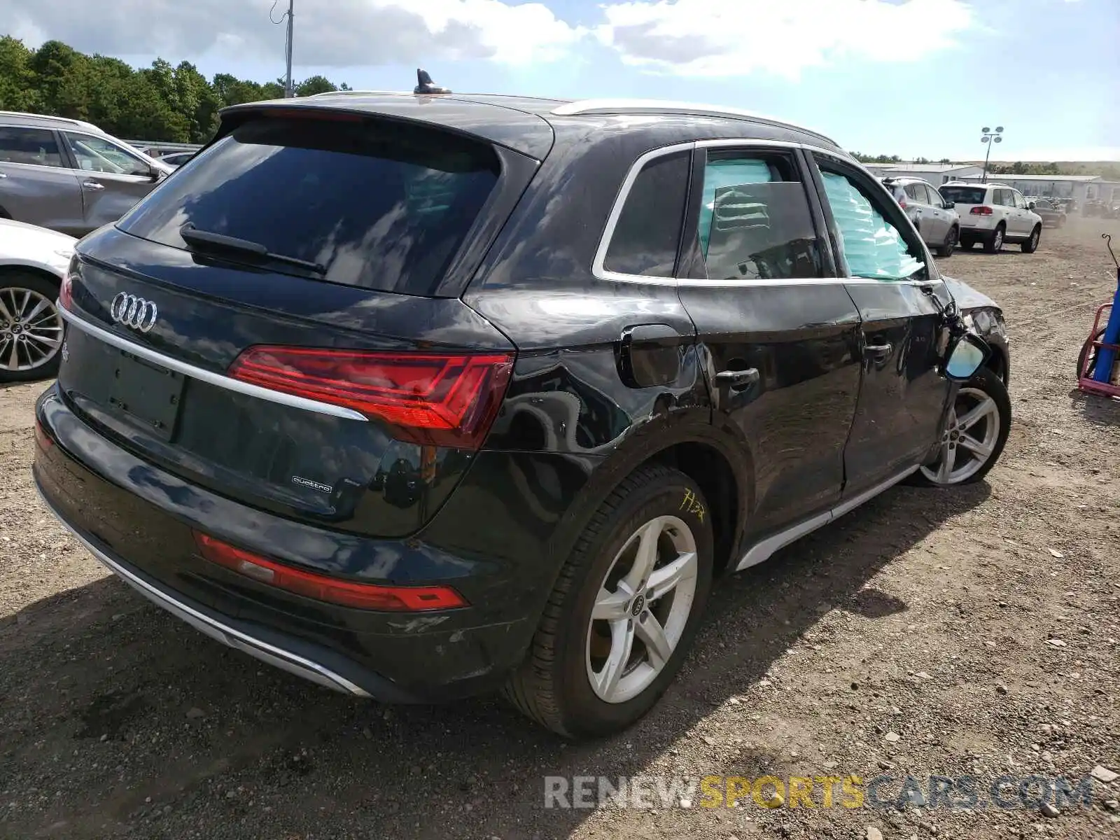 4 Фотография поврежденного автомобиля WA1AAAFY6M2030810 AUDI Q5 2021