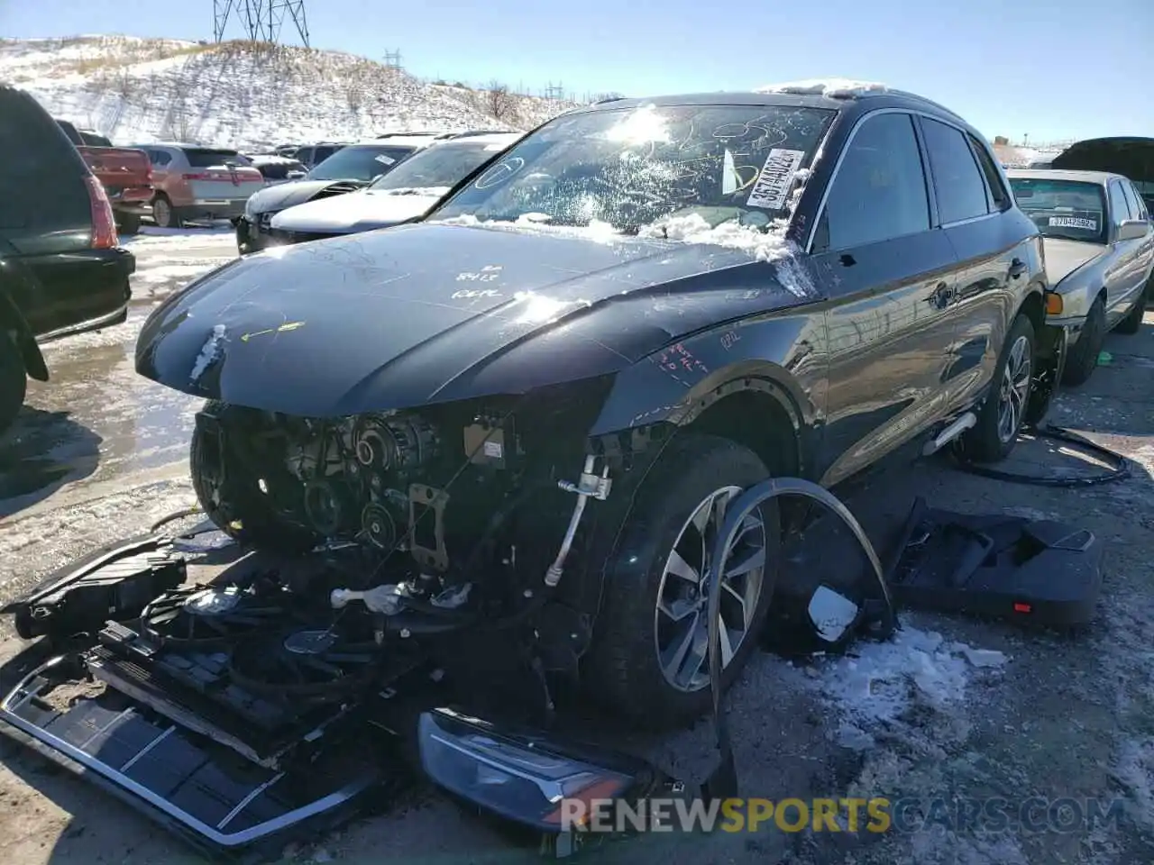 2 Фотография поврежденного автомобиля WA1AAAFY6M2049826 AUDI Q5 2021