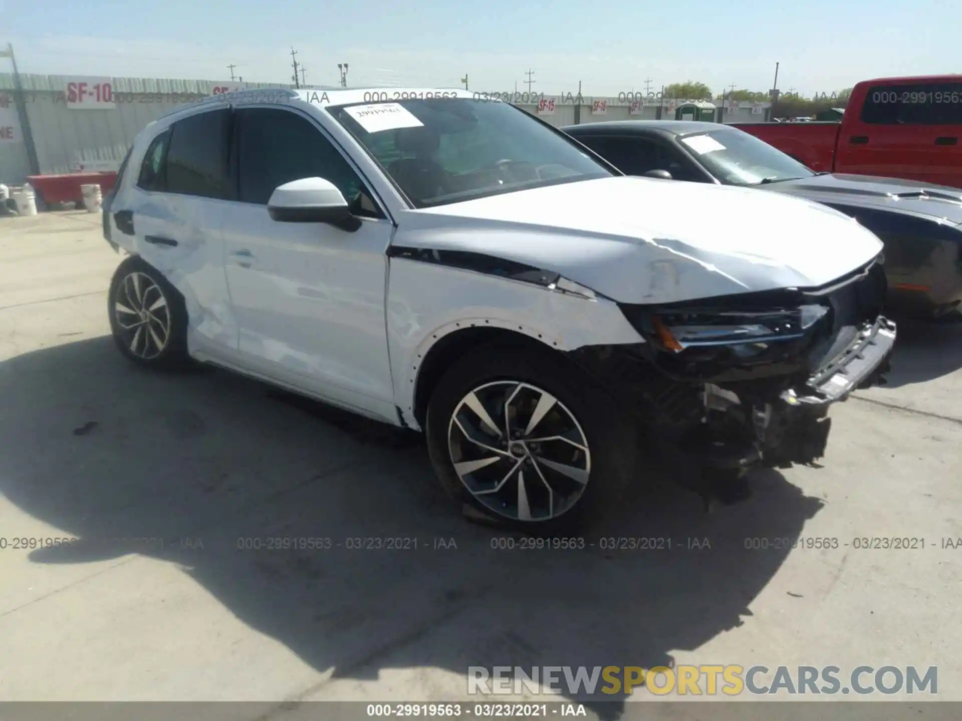 1 Photograph of a damaged car WA1AAAFY7M2005687 AUDI Q5 2021