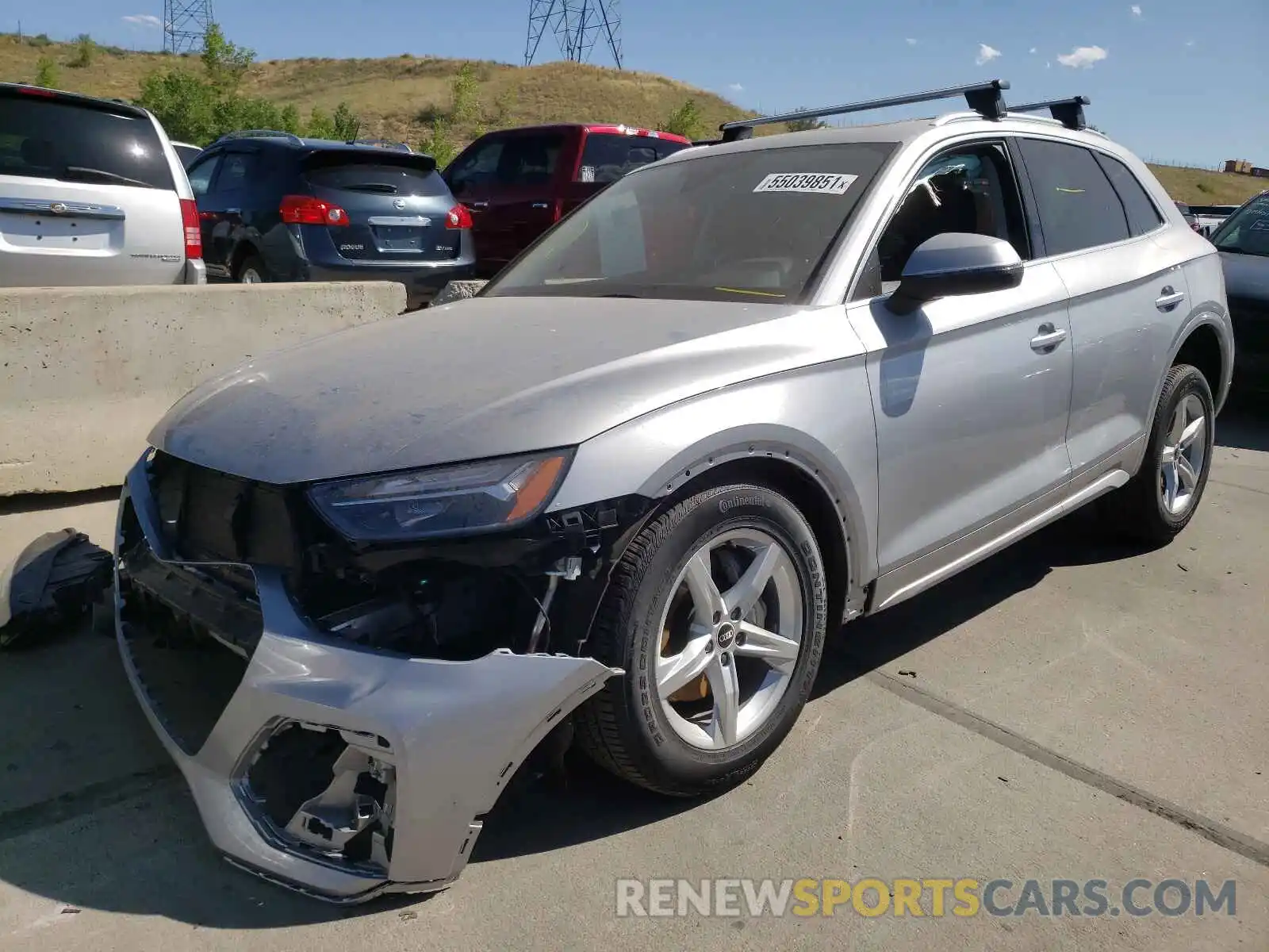 2 Photograph of a damaged car WA1AAAFY7M2046398 AUDI Q5 2021