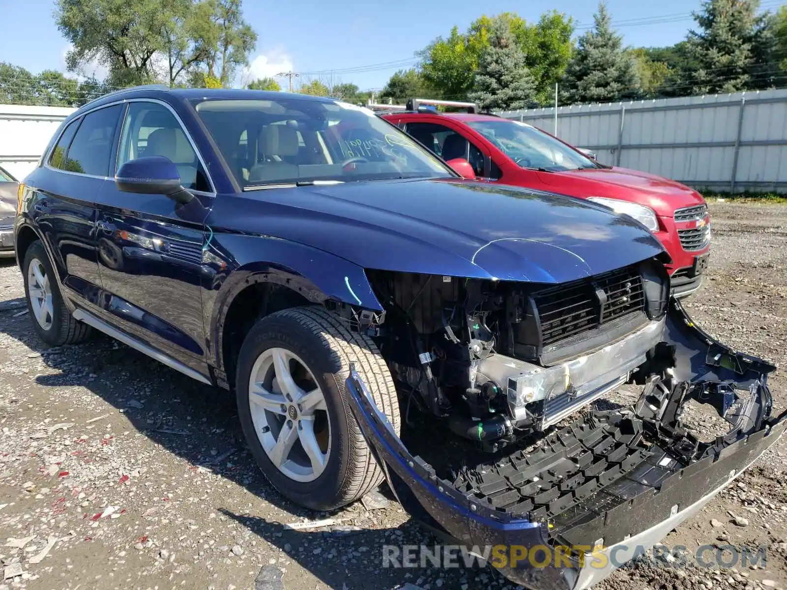 1 Photograph of a damaged car WA1AAAFY7M2052136 AUDI Q5 2021