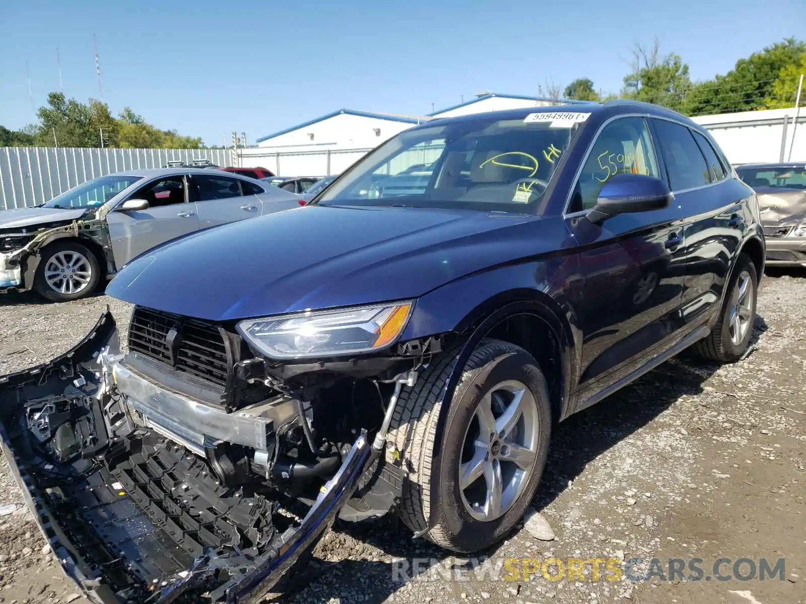 2 Photograph of a damaged car WA1AAAFY7M2052136 AUDI Q5 2021