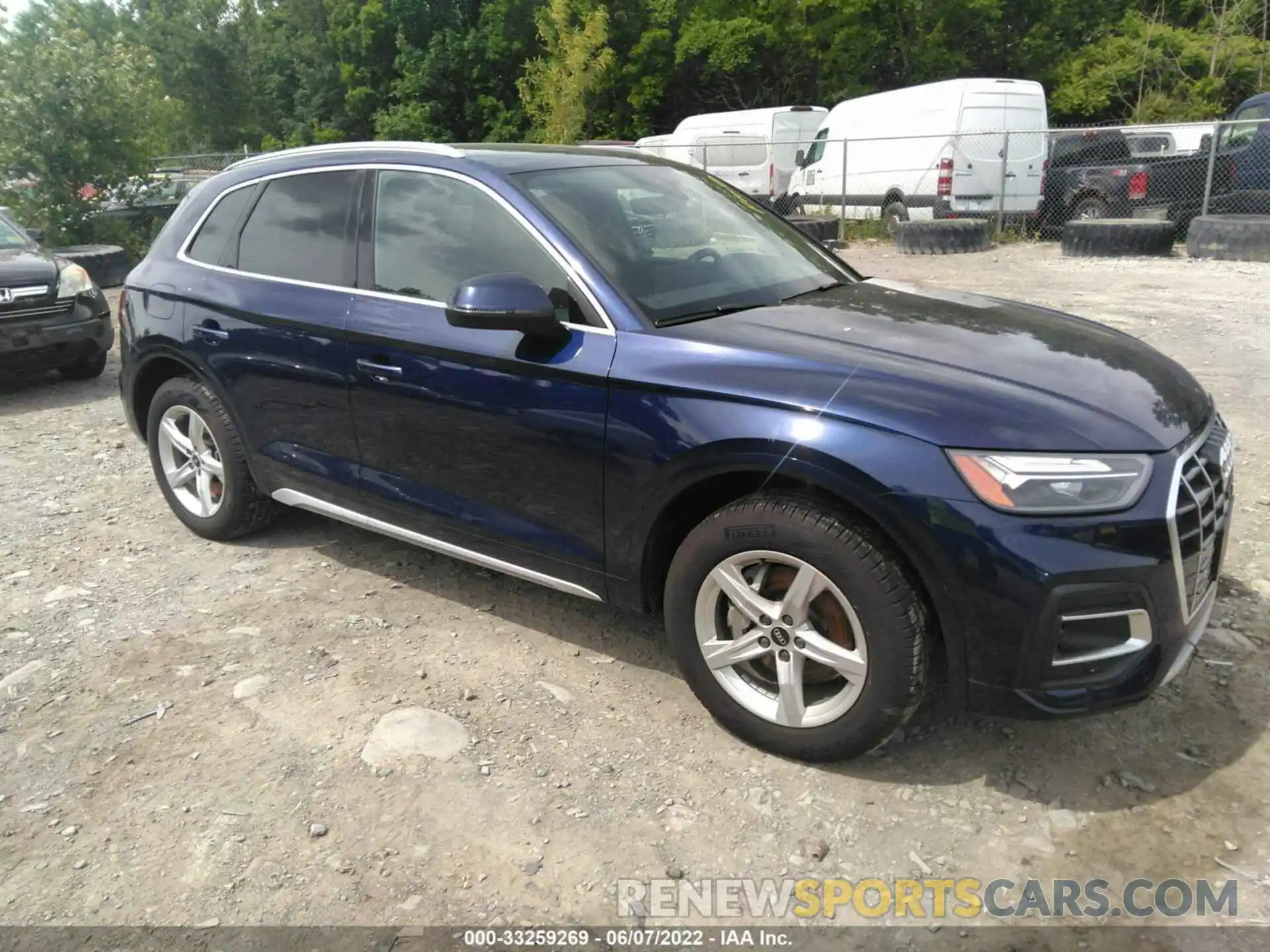 1 Photograph of a damaged car WA1AAAFY7M2060608 AUDI Q5 2021