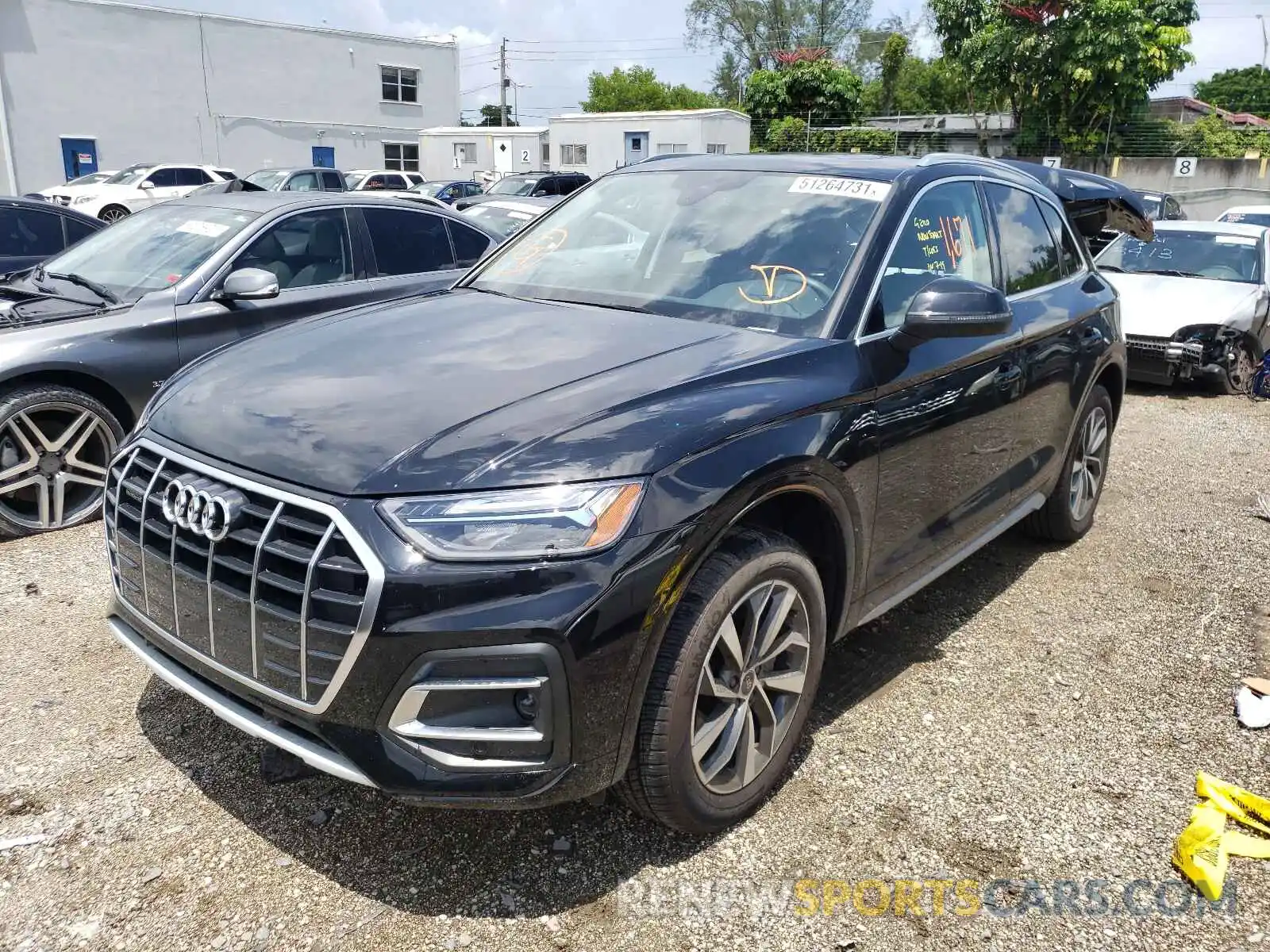 2 Photograph of a damaged car WA1AAAFY7M2072158 AUDI Q5 2021