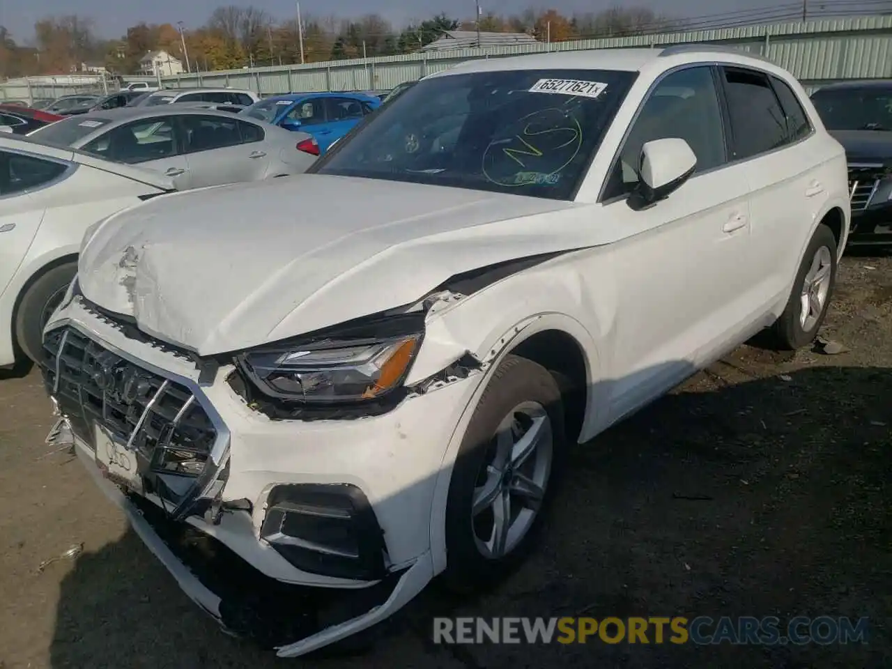 2 Photograph of a damaged car WA1AAAFY7M2084794 AUDI Q5 2021