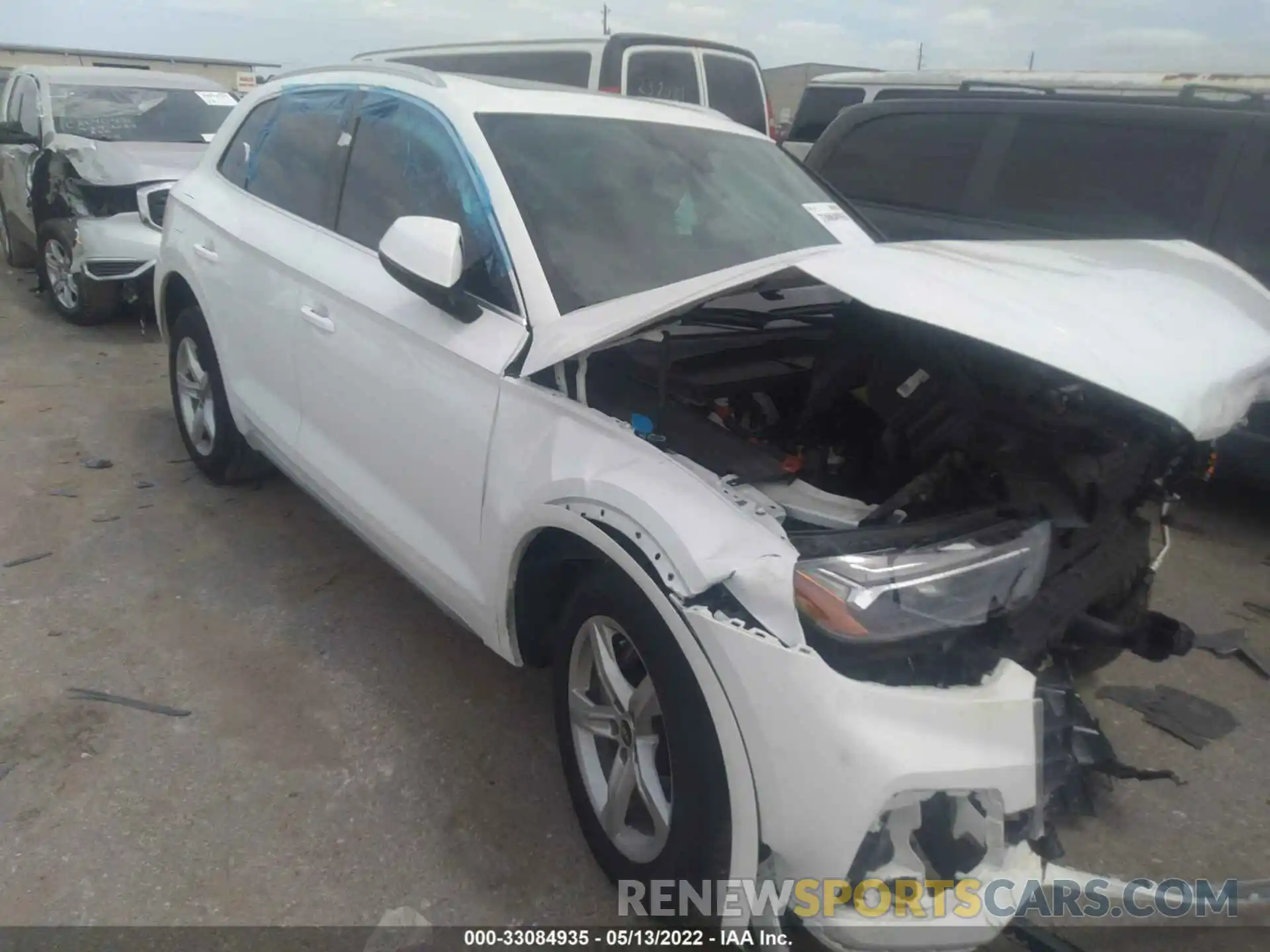 1 Photograph of a damaged car WA1AAAFY7M2102727 AUDI Q5 2021