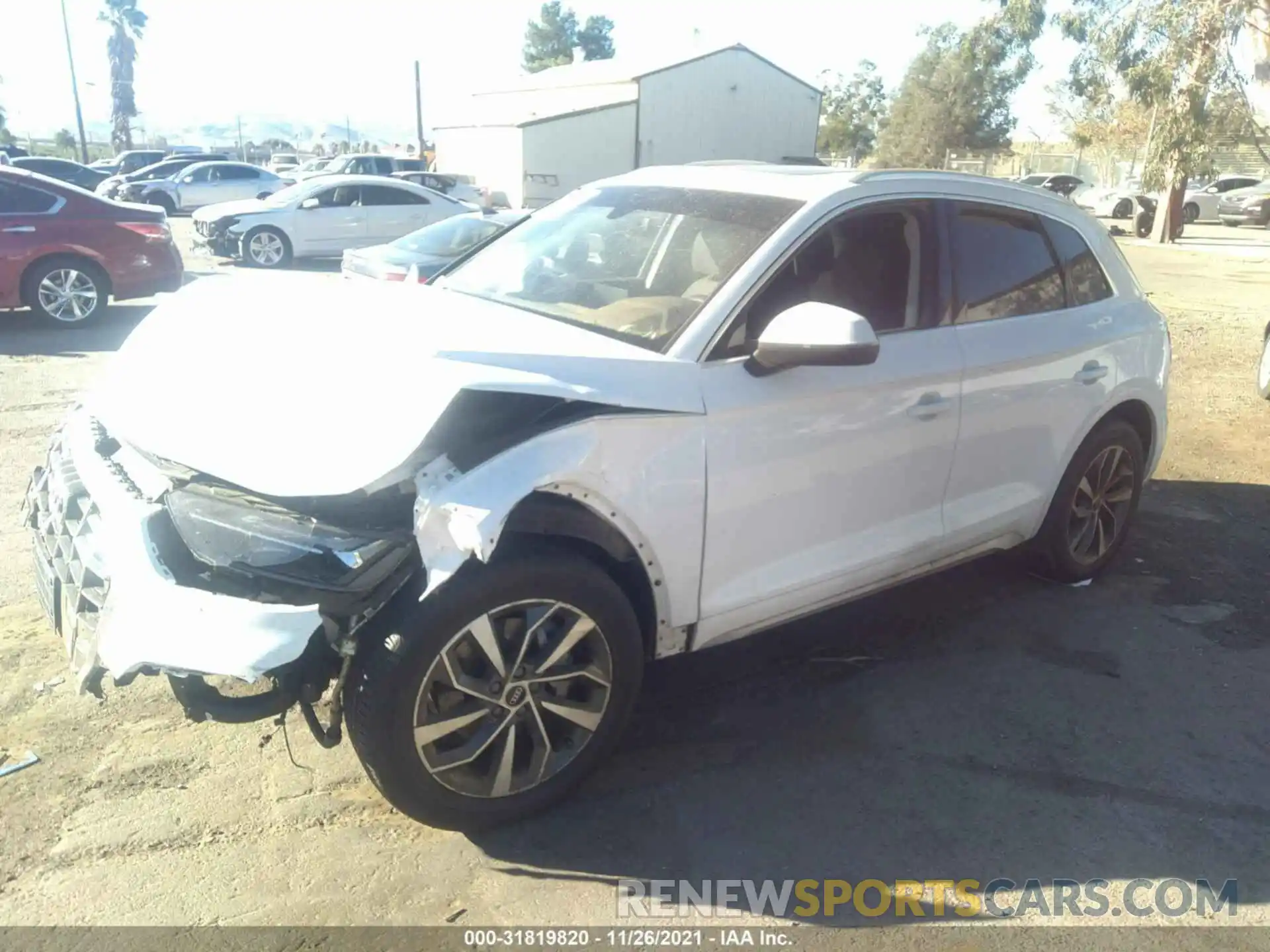 2 Photograph of a damaged car WA1AAAFY8M2014494 AUDI Q5 2021