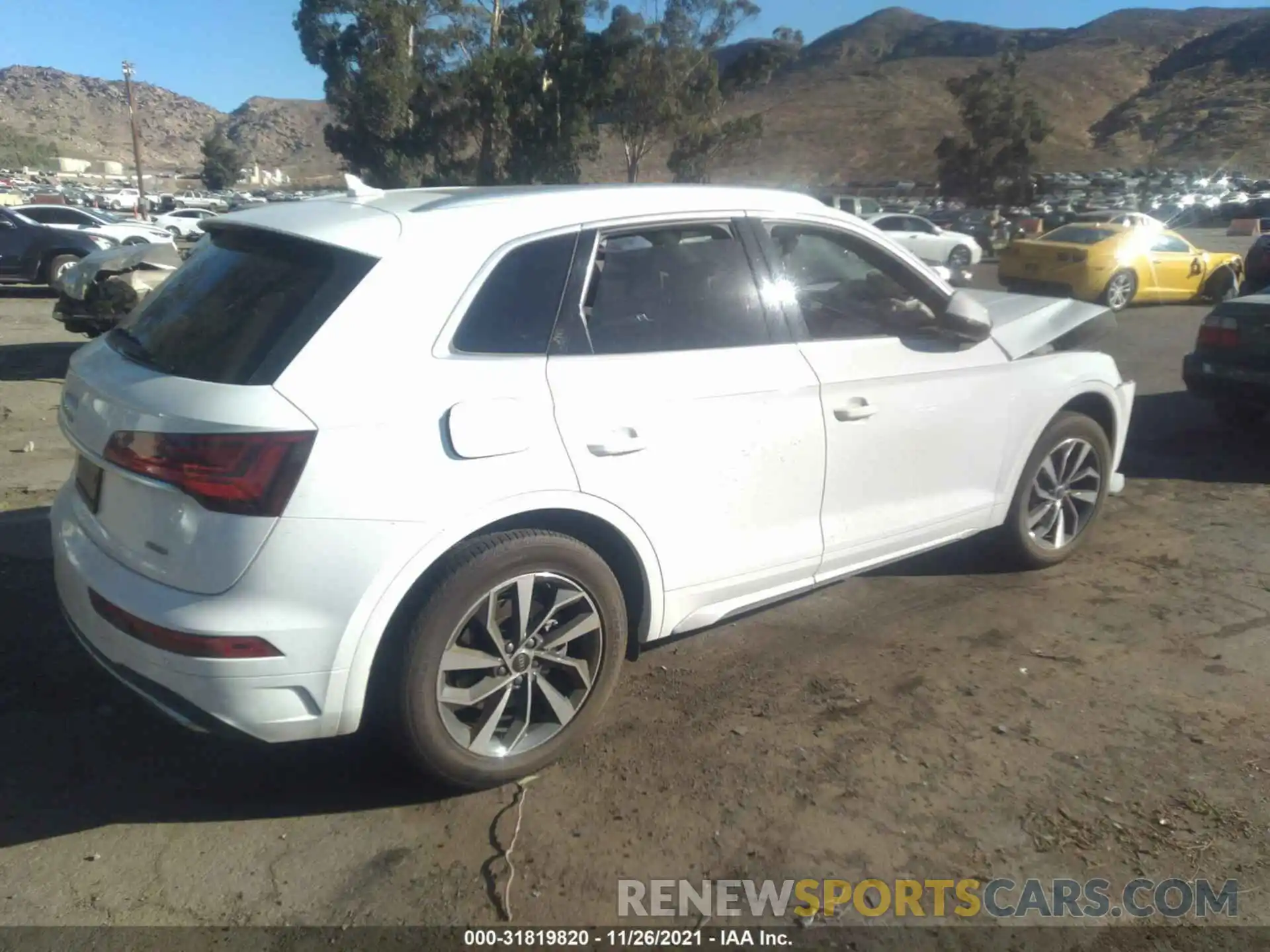 4 Фотография поврежденного автомобиля WA1AAAFY8M2014494 AUDI Q5 2021