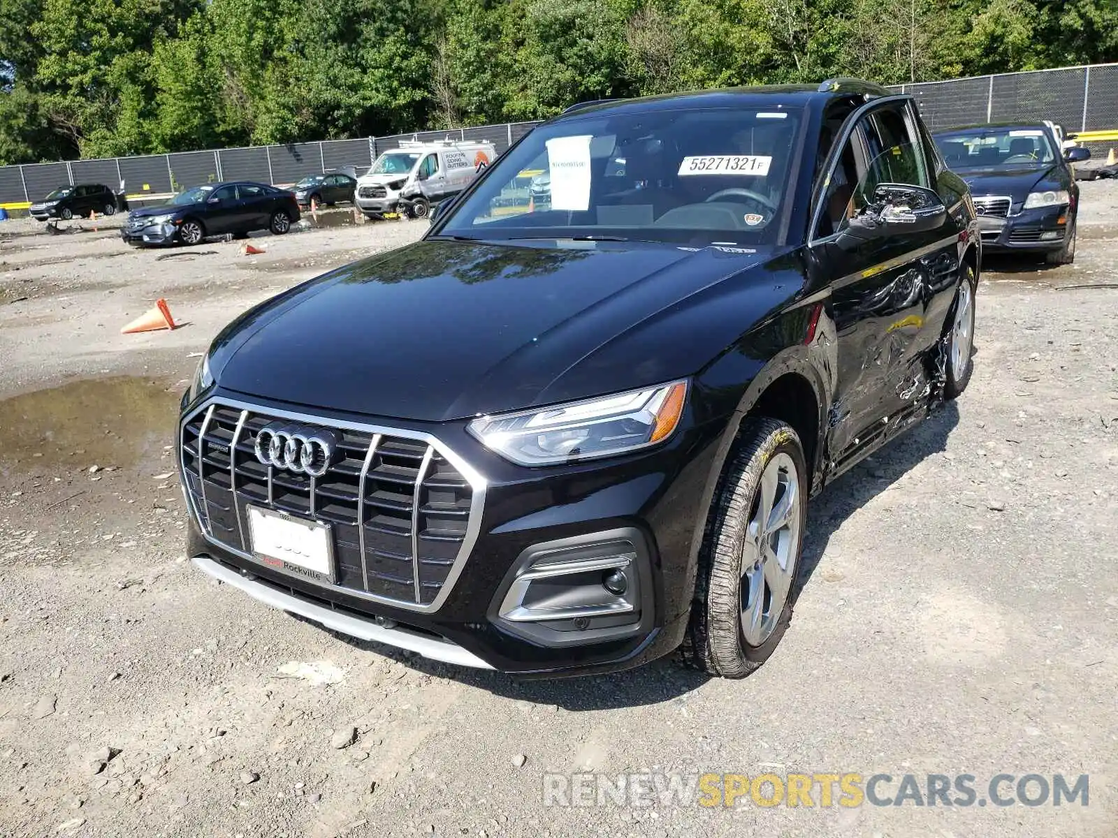 2 Photograph of a damaged car WA1AAAFY8M2026001 AUDI Q5 2021