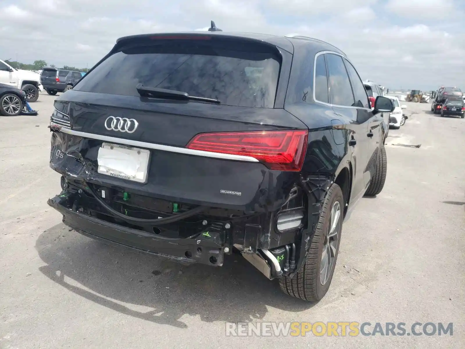 4 Фотография поврежденного автомобиля WA1AAAFY8M2033921 AUDI Q5 2021