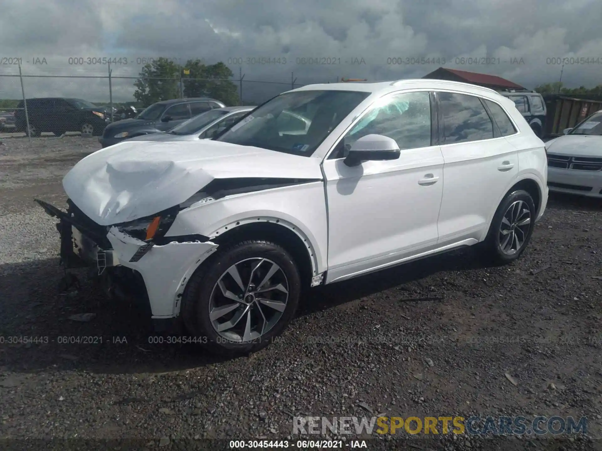 2 Photograph of a damaged car WA1AAAFY8M2043266 AUDI Q5 2021