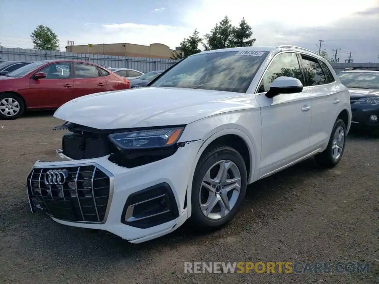 2 Photograph of a damaged car WA1AAAFY8M2067454 AUDI Q5 2021