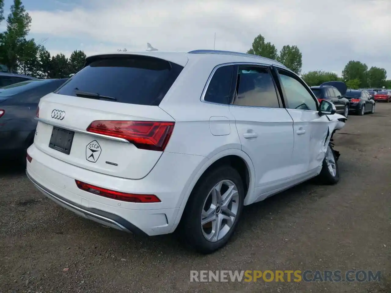 4 Фотография поврежденного автомобиля WA1AAAFY8M2067454 AUDI Q5 2021