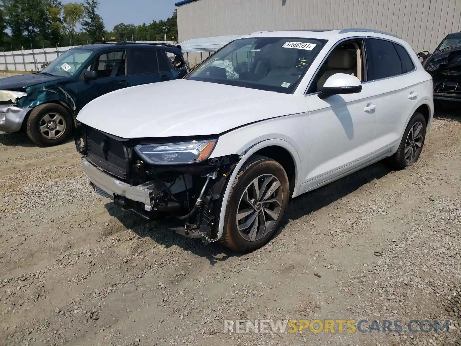 2 Photograph of a damaged car WA1AAAFY8M2079085 AUDI Q5 2021