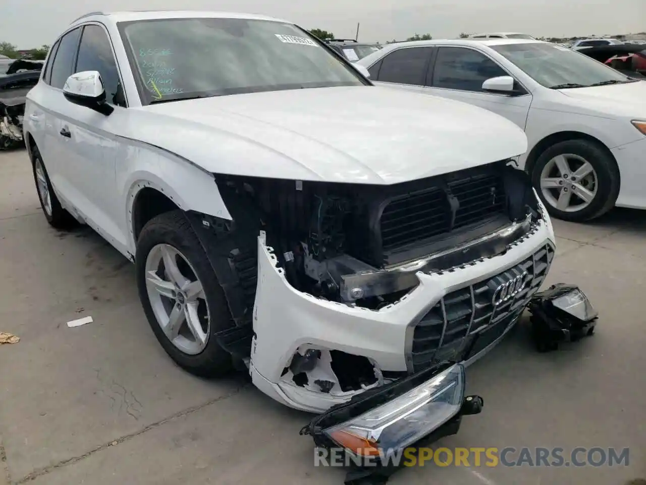 1 Photograph of a damaged car WA1AAAFY8M2090684 AUDI Q5 2021