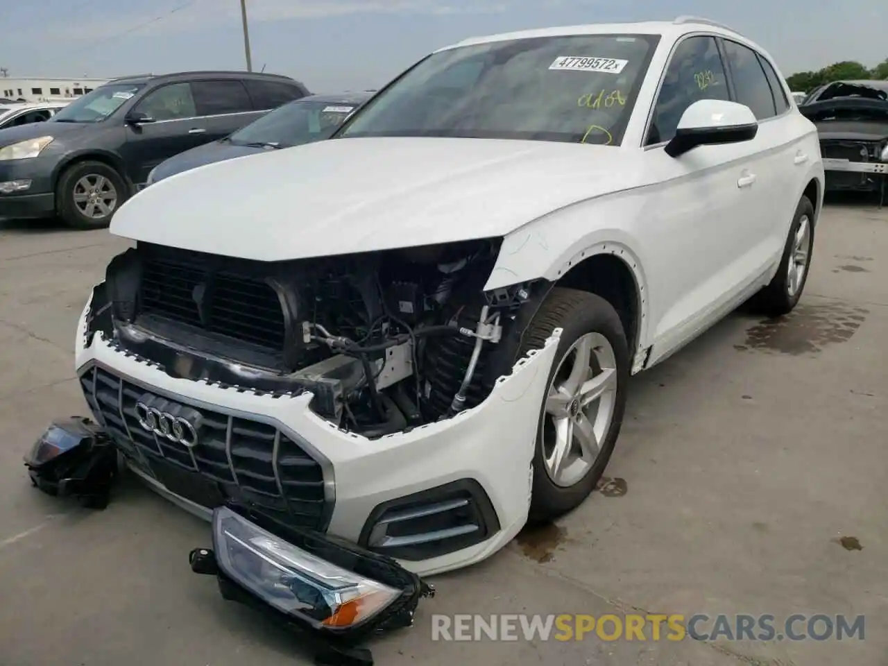 2 Photograph of a damaged car WA1AAAFY8M2090684 AUDI Q5 2021