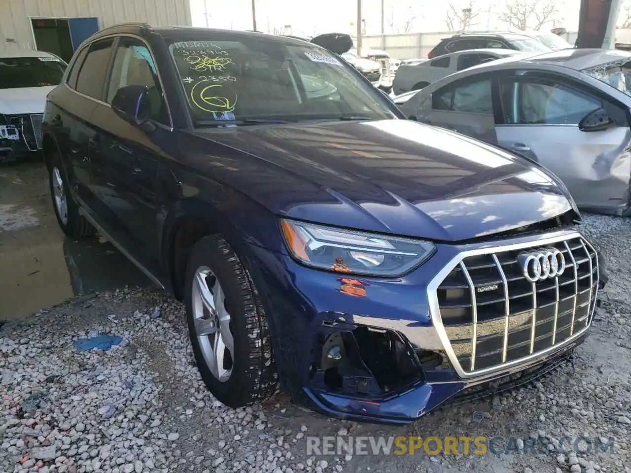 1 Photograph of a damaged car WA1AAAFY8M2102350 AUDI Q5 2021