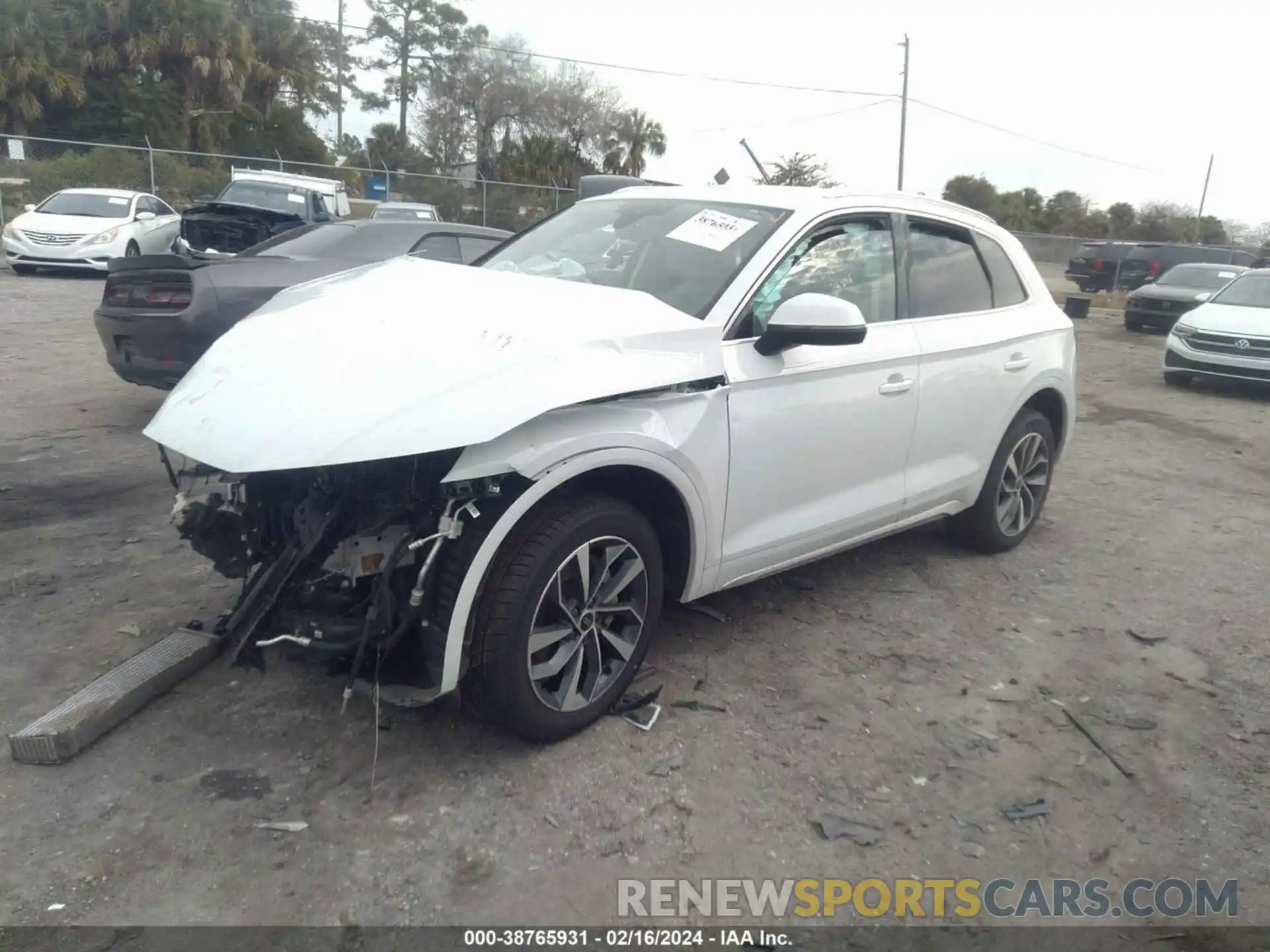 2 Photograph of a damaged car WA1AAAFY8M2131007 AUDI Q5 2021