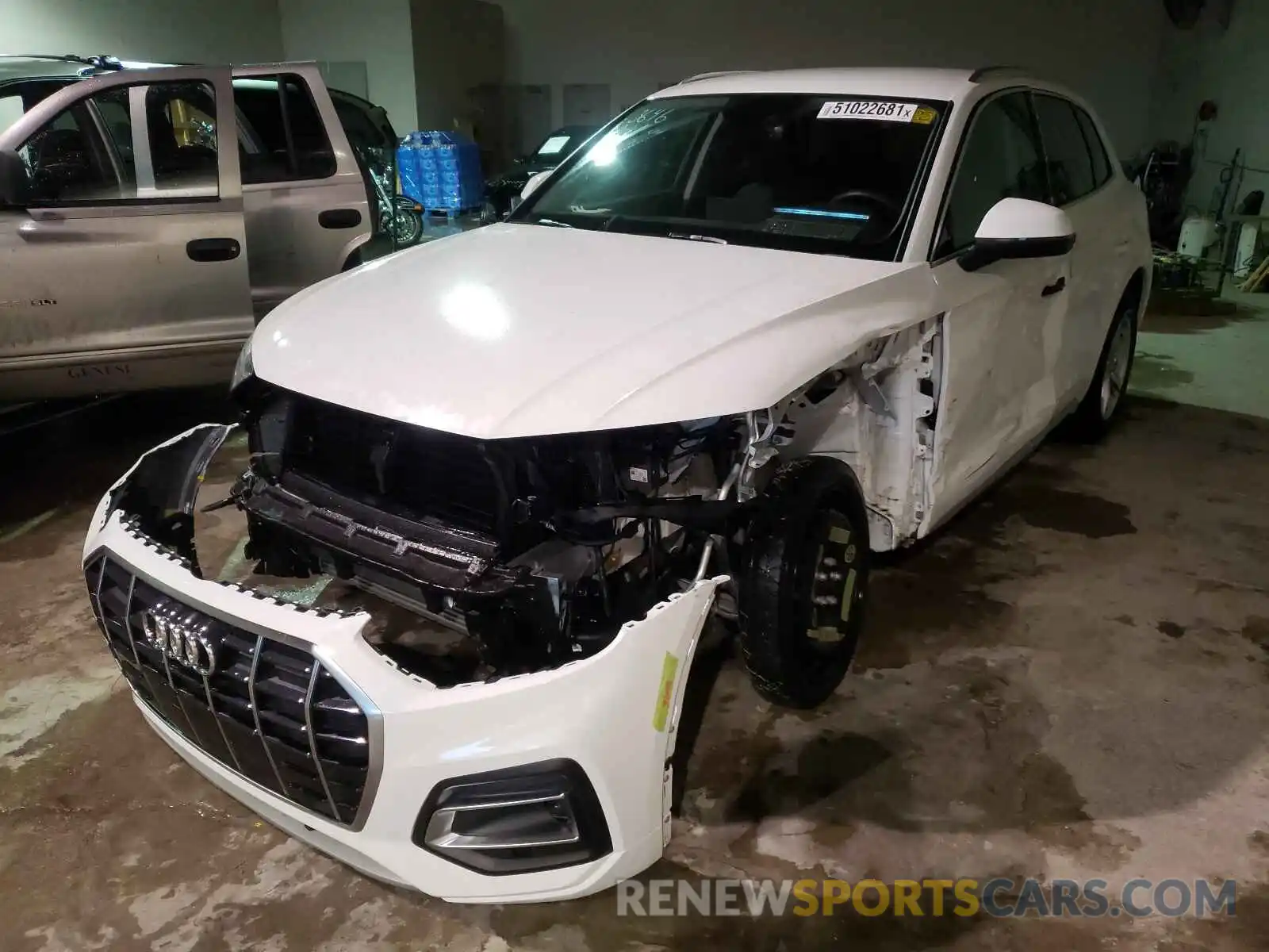 2 Photograph of a damaged car WA1AAAFY9M2003567 AUDI Q5 2021