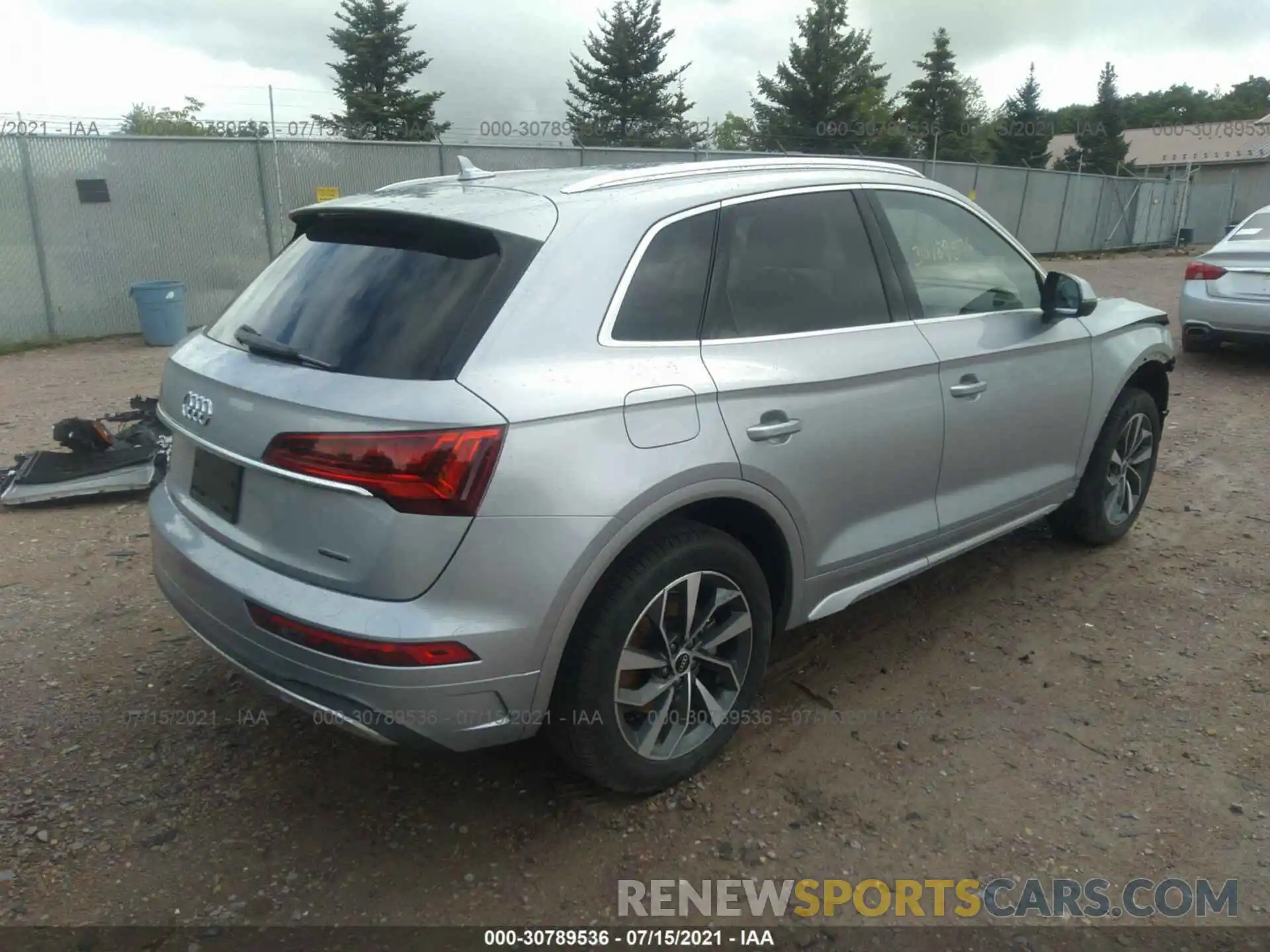 4 Фотография поврежденного автомобиля WA1AAAFY9M2007649 AUDI Q5 2021