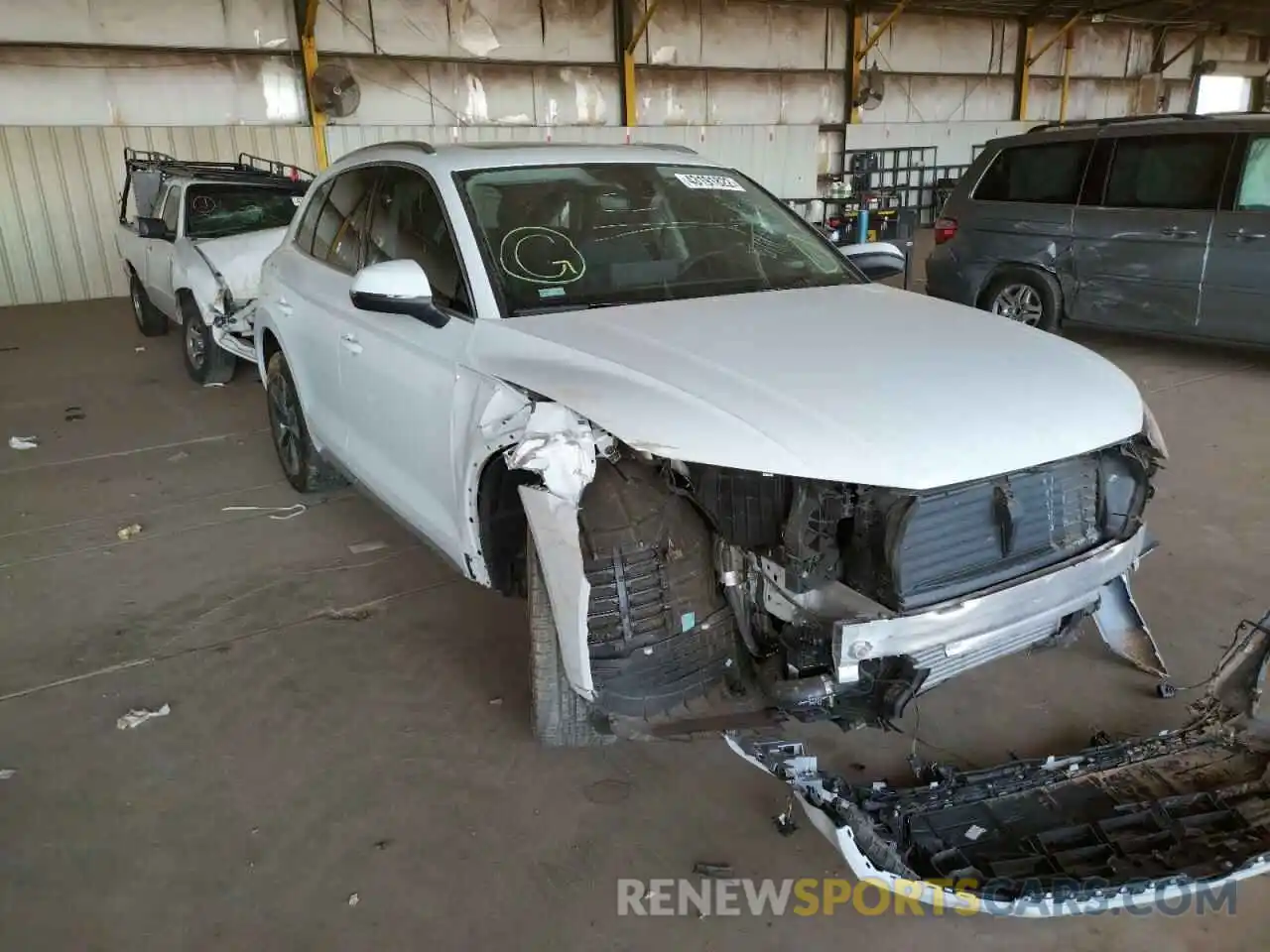 1 Photograph of a damaged car WA1AAAFY9M2030476 AUDI Q5 2021