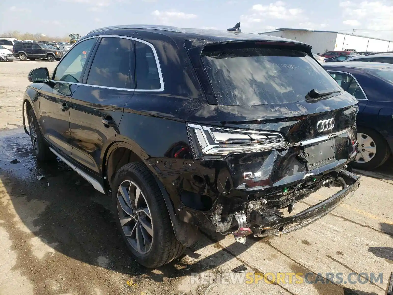 3 Фотография поврежденного автомобиля WA1AAAFY9M2033779 AUDI Q5 2021