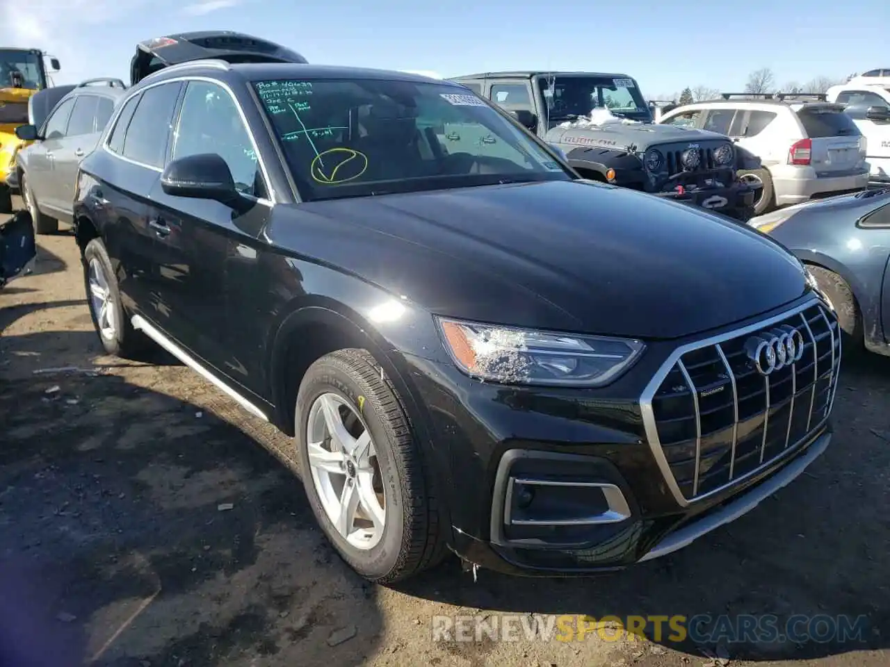 1 Фотография поврежденного автомобиля WA1AAAFY9M2055068 AUDI Q5 2021