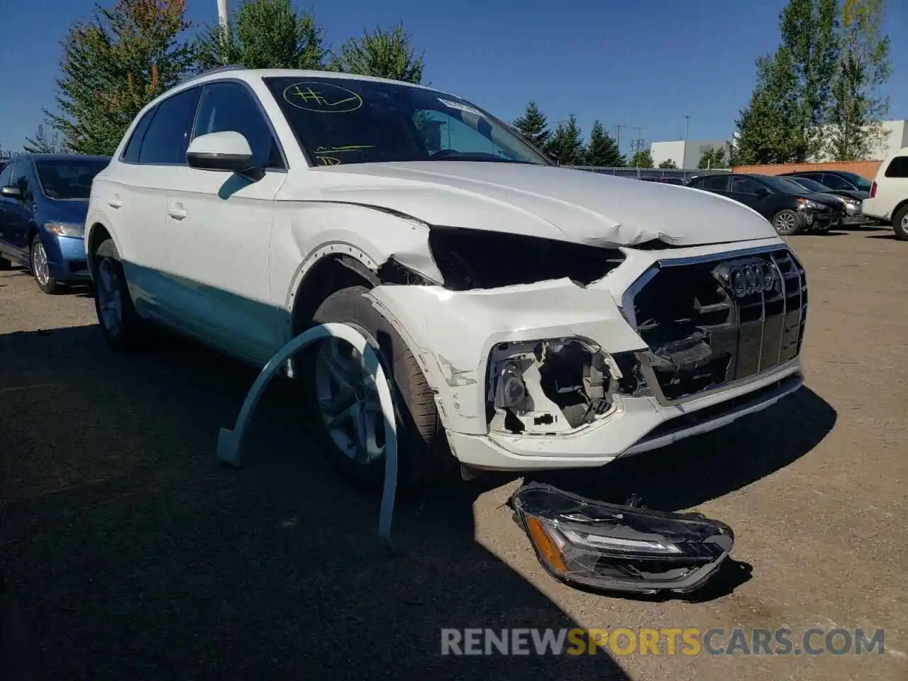 9 Photograph of a damaged car WA1AAAFY9M2095344 AUDI Q5 2021