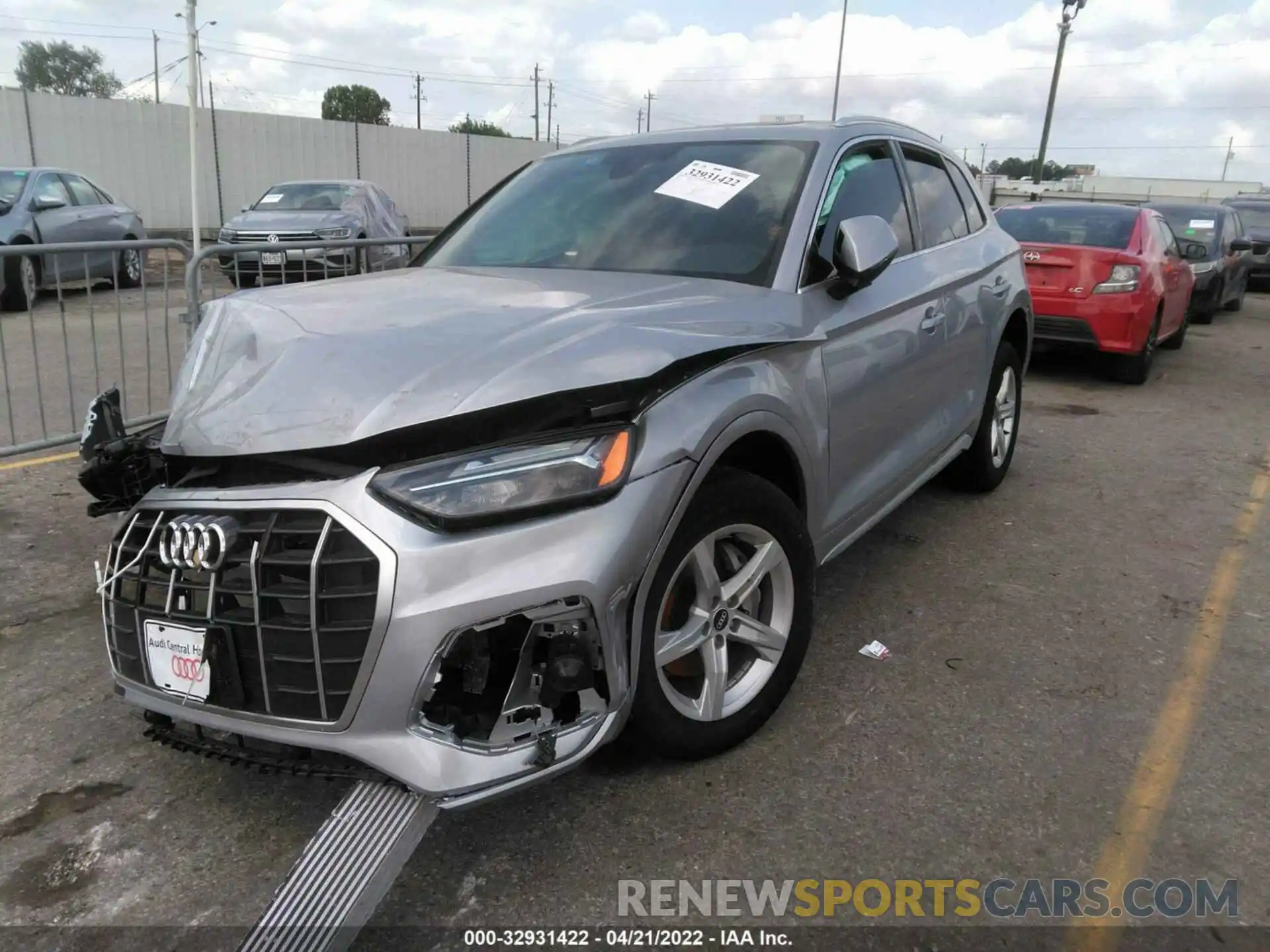 2 Photograph of a damaged car WA1AAAFY9M2098566 AUDI Q5 2021