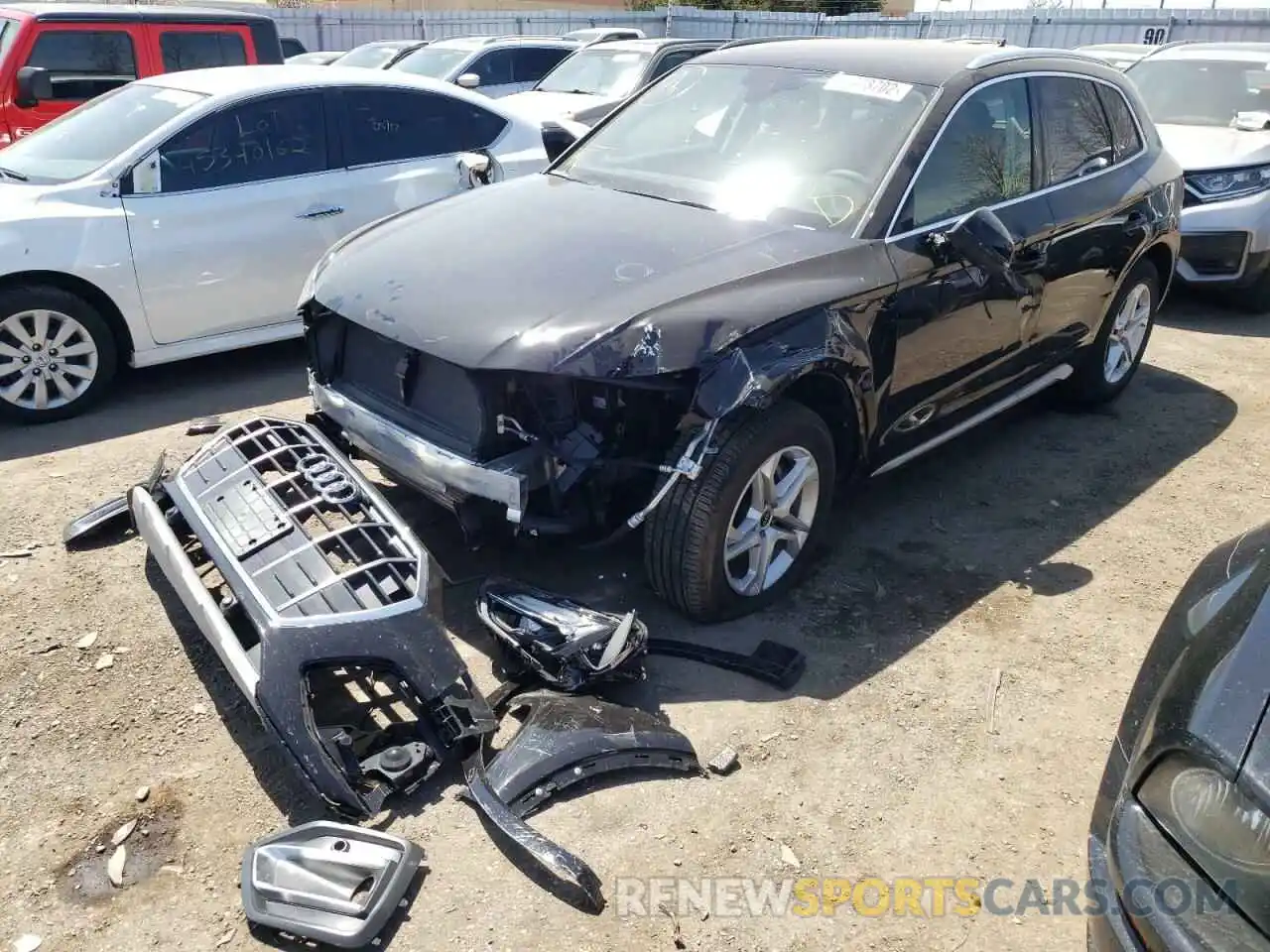 2 Photograph of a damaged car WA1AAAFY9M2101501 AUDI Q5 2021