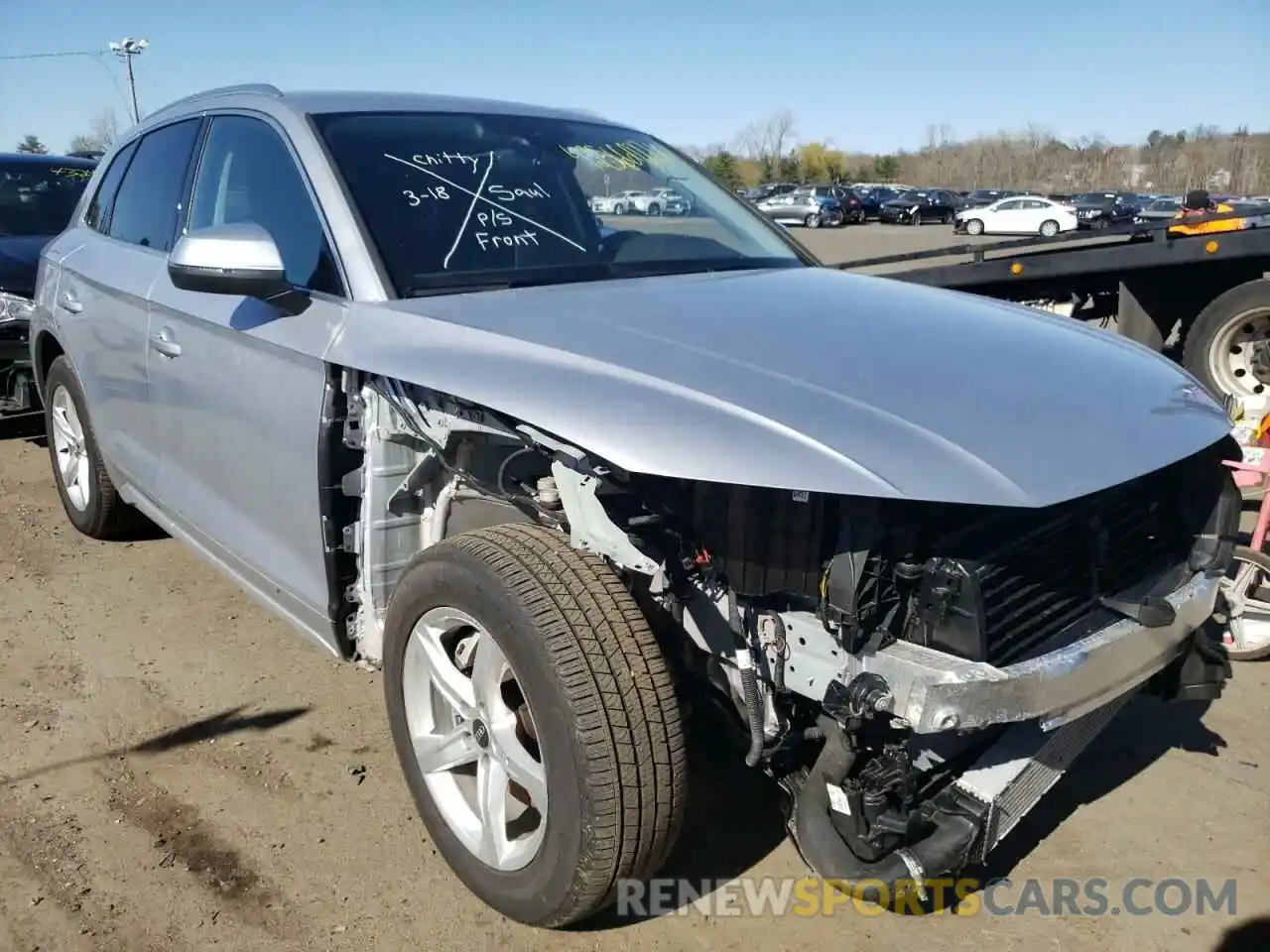 1 Photograph of a damaged car WA1AAAFY9M2101739 AUDI Q5 2021