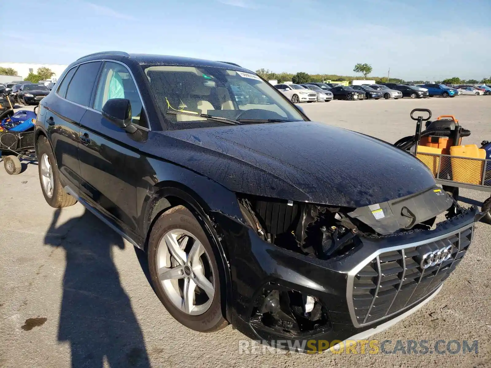 1 Photograph of a damaged car WA1AAAFY9M2133820 AUDI Q5 2021