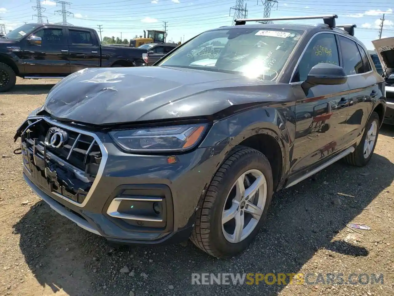 2 Photograph of a damaged car WA1AAAFYXM2003173 AUDI Q5 2021