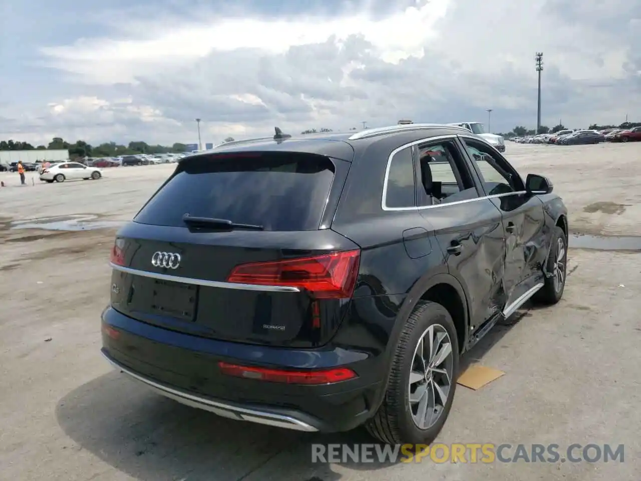 4 Фотография поврежденного автомобиля WA1AAAFYXM2033435 AUDI Q5 2021