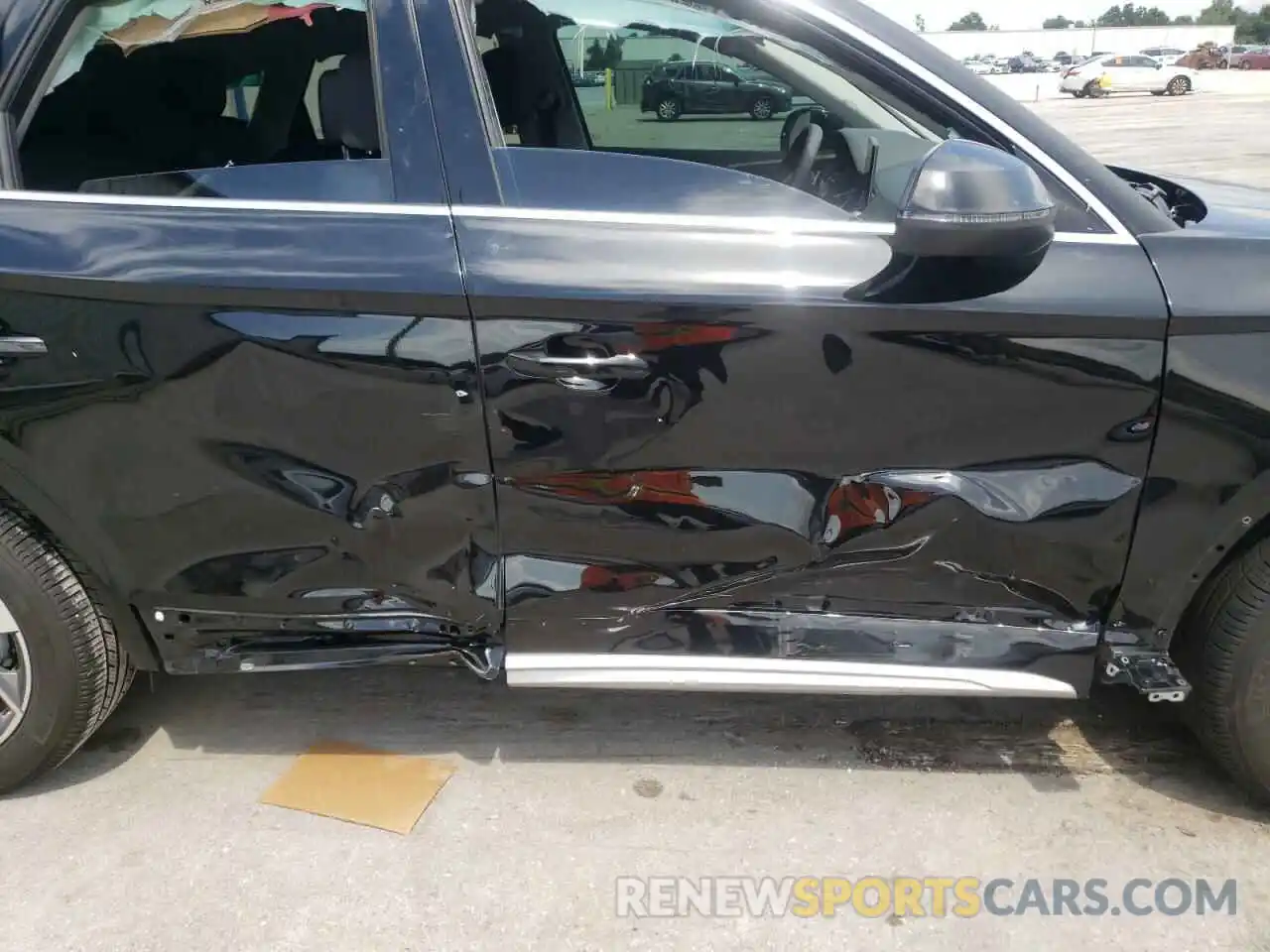 9 Photograph of a damaged car WA1AAAFYXM2033435 AUDI Q5 2021