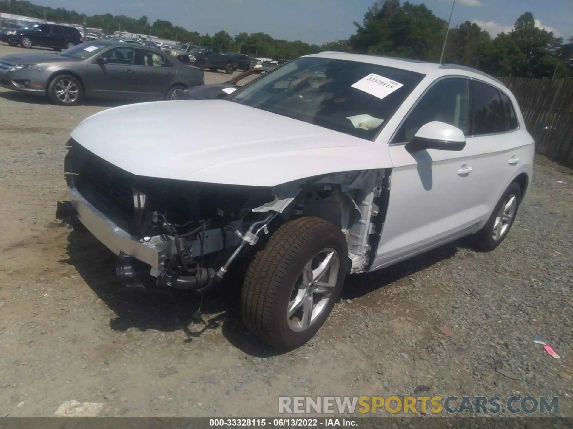 2 Photograph of a damaged car WA1AAAFYXM2044113 AUDI Q5 2021