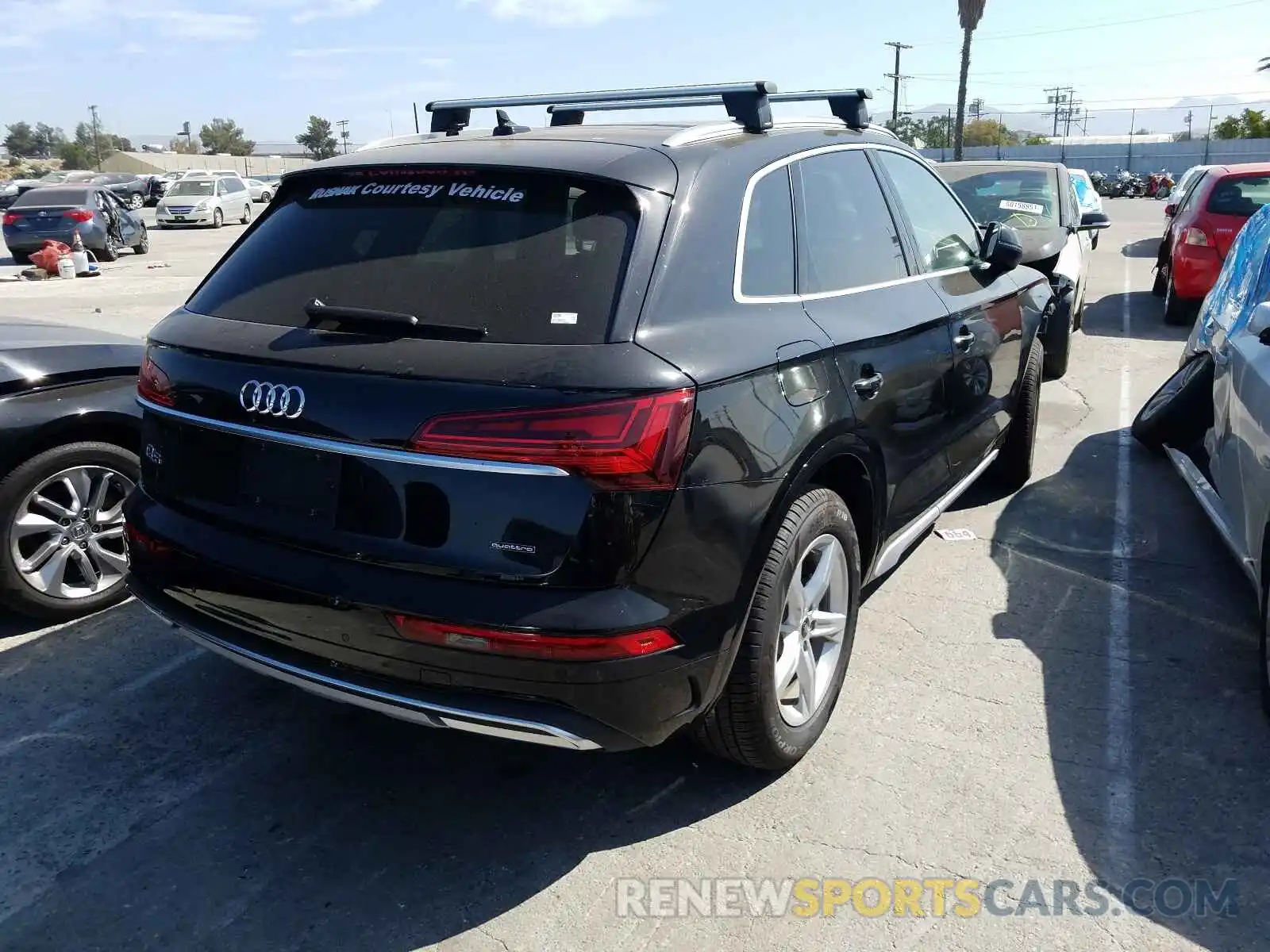 4 Фотография поврежденного автомобиля WA1AAAFYXM2063602 AUDI Q5 2021