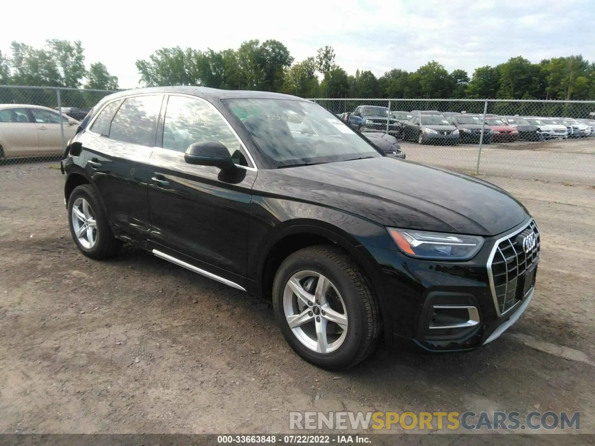 1 Photograph of a damaged car WA1AAAFYXM2078567 AUDI Q5 2021