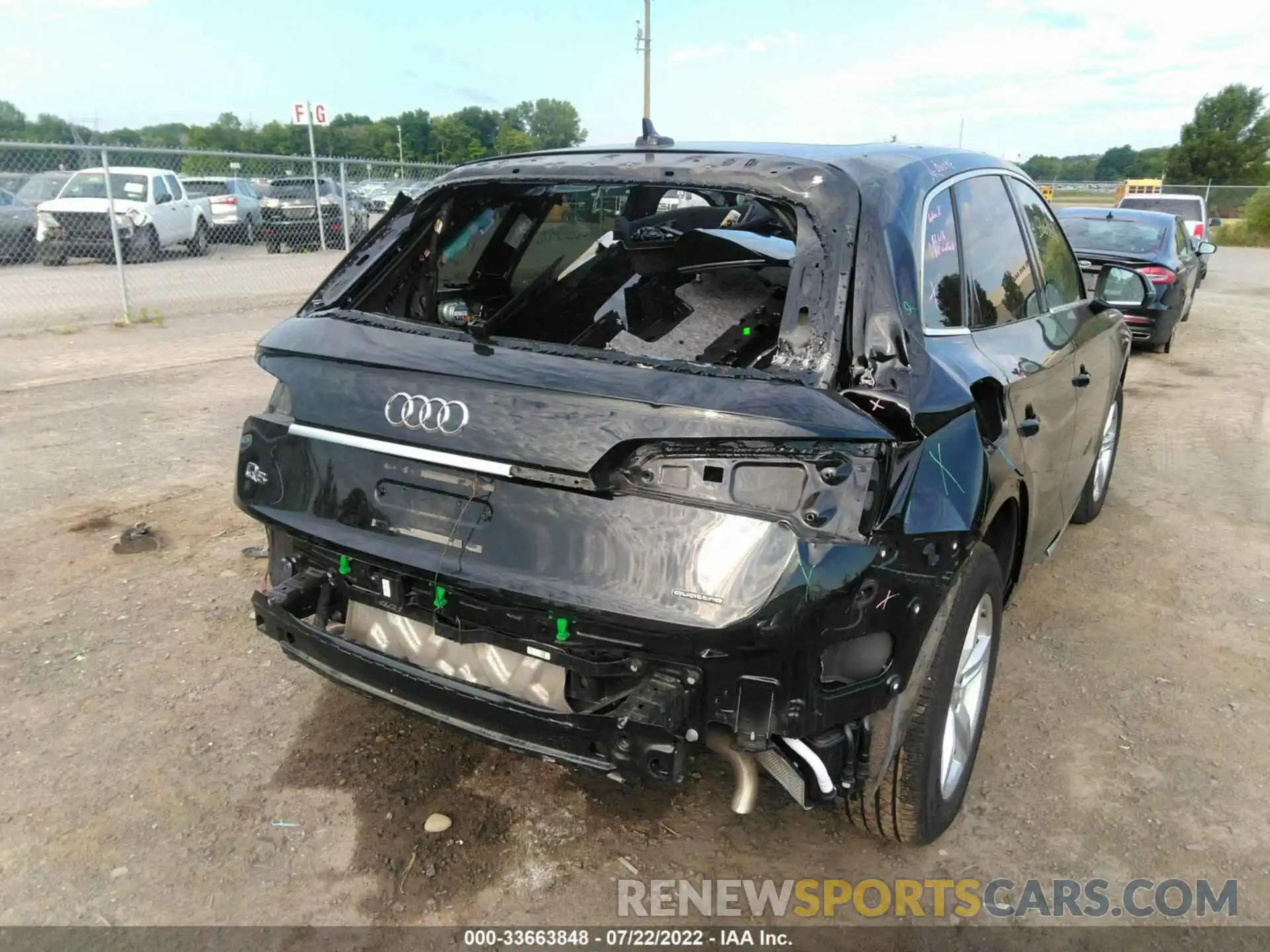 6 Фотография поврежденного автомобиля WA1AAAFYXM2078567 AUDI Q5 2021