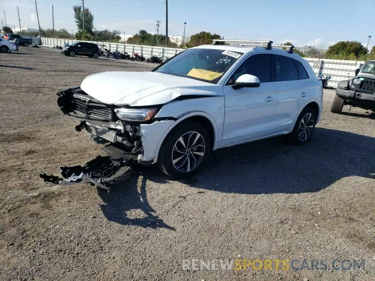 2 Photograph of a damaged car WA1AAAFYXM2080304 AUDI Q5 2021