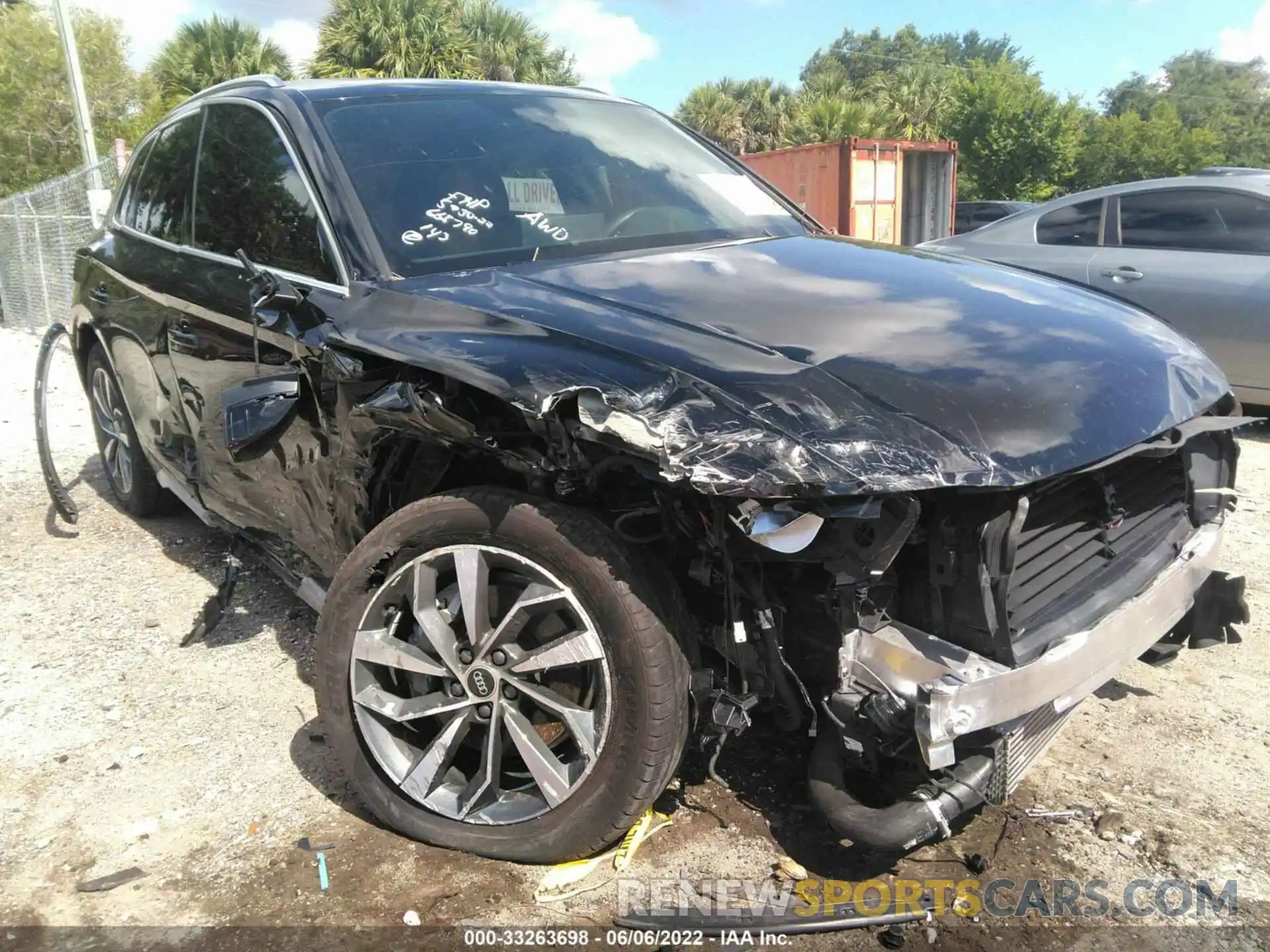 6 Photograph of a damaged car WA1AAAFYXM2097698 AUDI Q5 2021